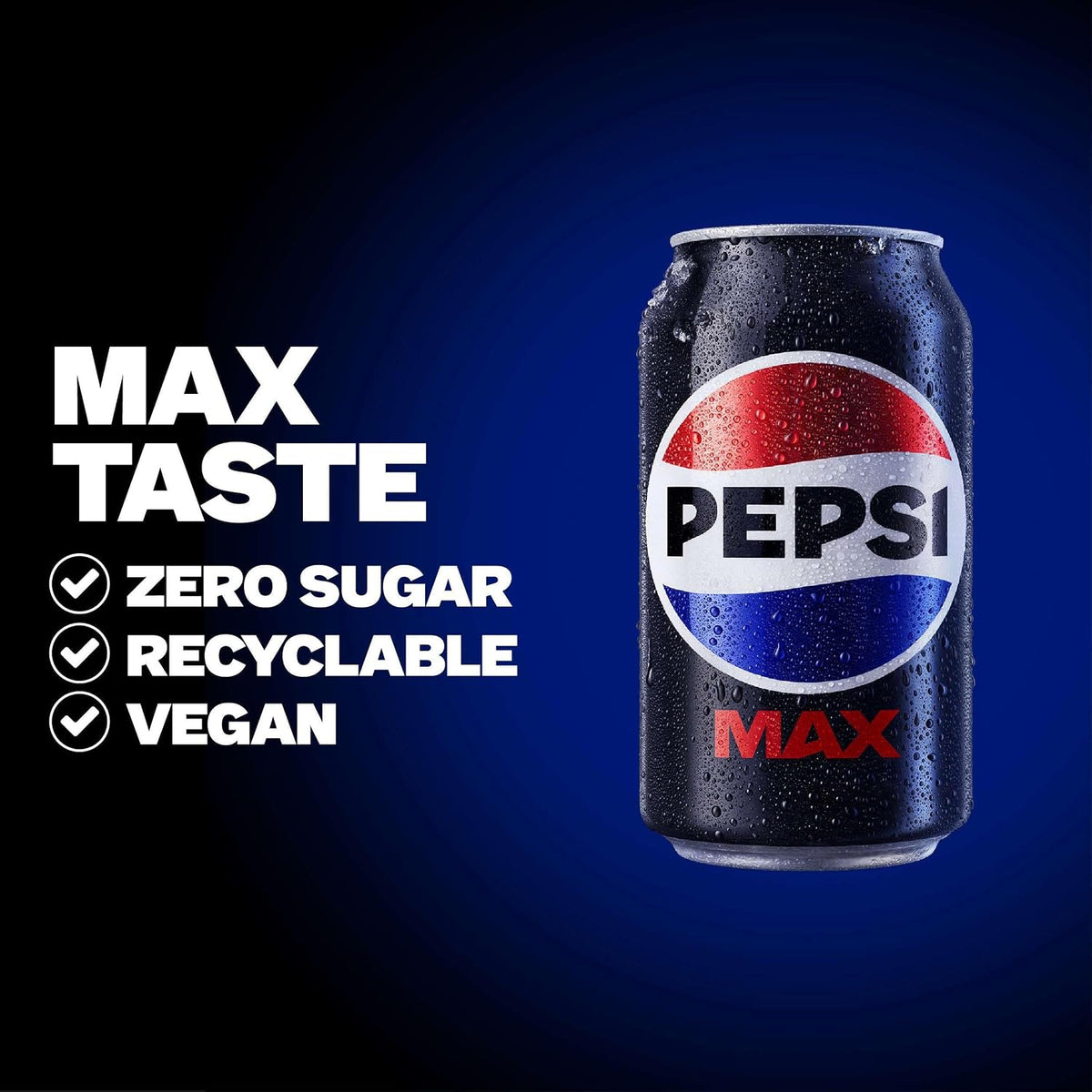 Pepsi Max Cola | 330ml Can | 24 Pack