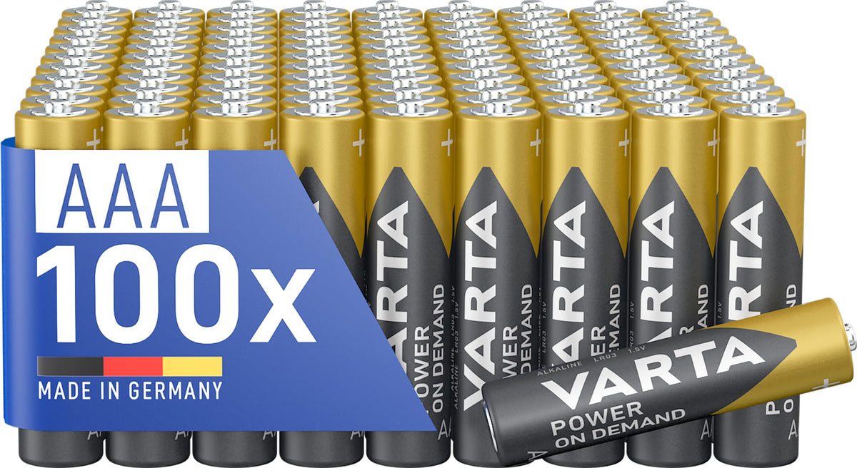 VARTA Batteries AA, Pack of 40, Power on Demand, Alkaline, 1.5 V
