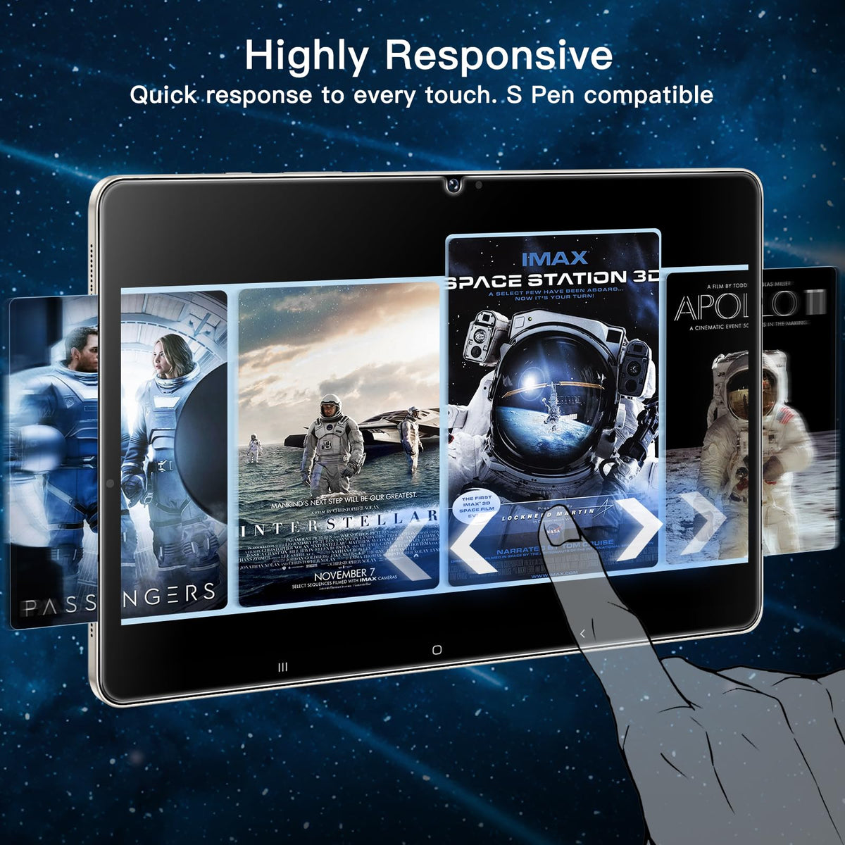 JETech Screen Protector for Galaxy Tab S10 Lite/S10 FE/S9 FE/S9, 2-Pack