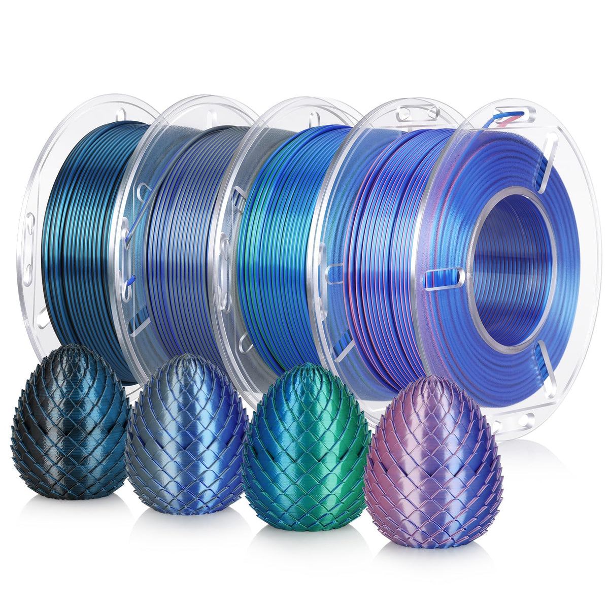 LANDU Filament Dryer 3D Printer Filament Dry Box,2 Spools Double Fast Heating Upgraded Filament Dehydrator Keeping Filaments Dry for 1.75mm/2.85mm One-Key Set for PLA PETG ABS TPU