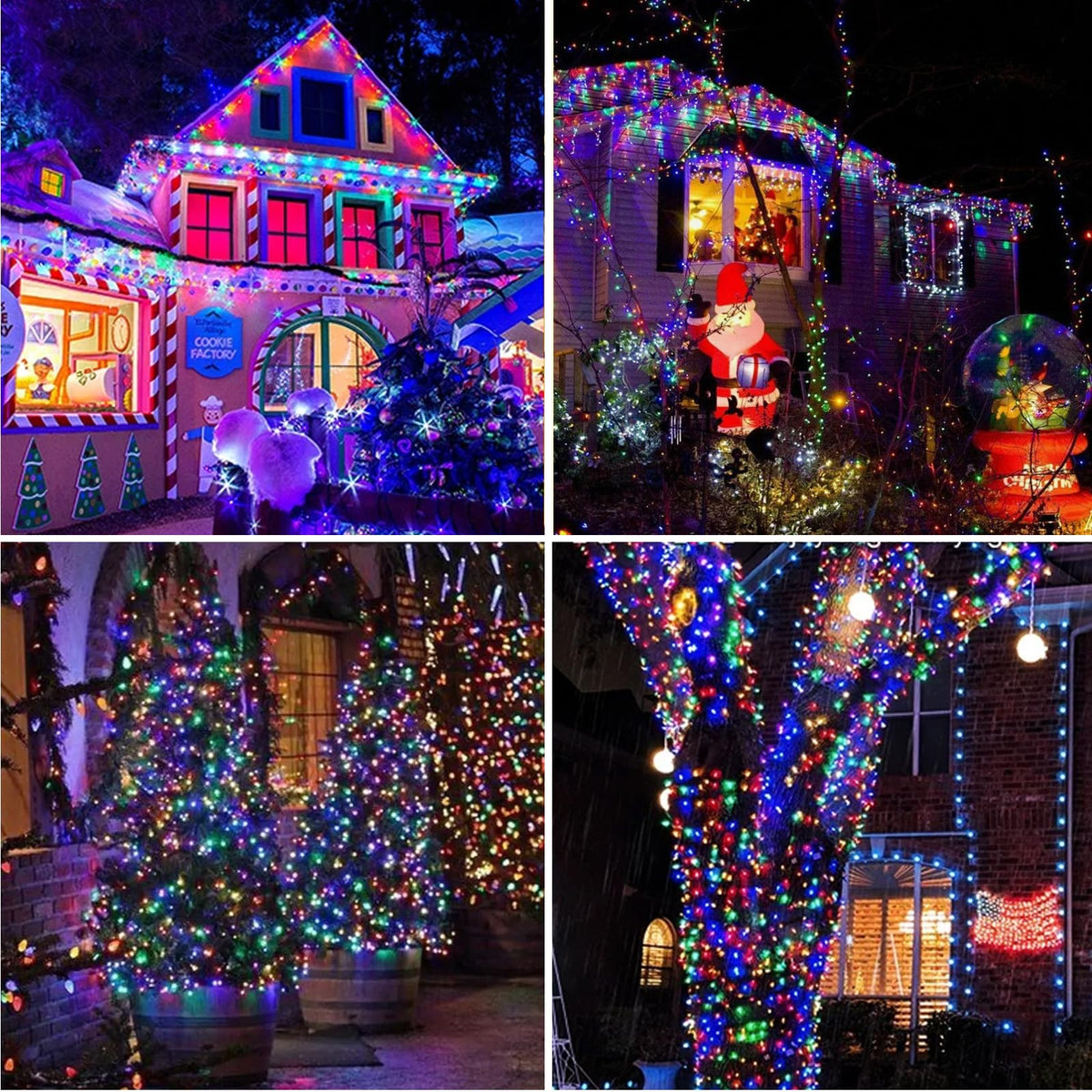 litogo 120 LED Solar String Lights Outdoor, 12M/40Ft 8 Modes Solars Garden Lights Waterproof Copper Wire Decorative Solar Fairy Lights for Patio, Gate, Yard, Trees, BBQ, Wedding, Party