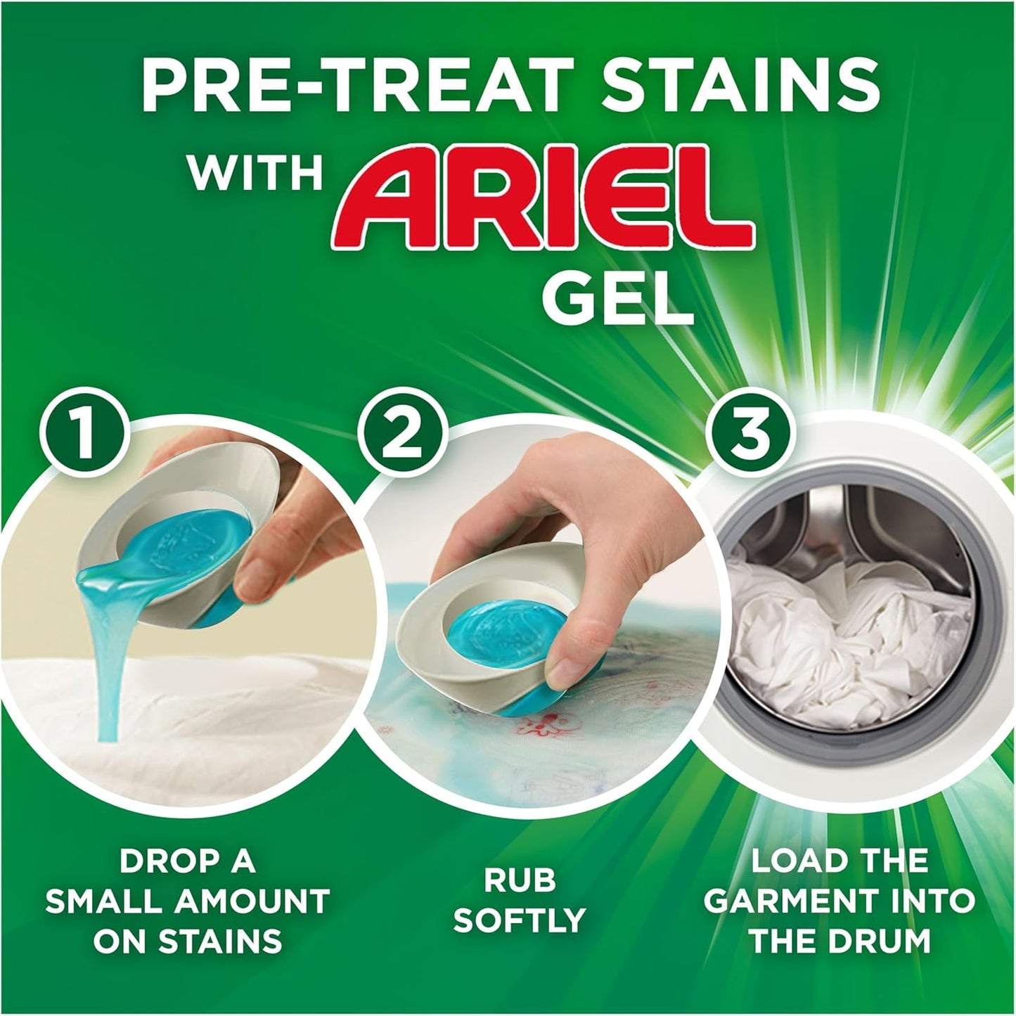 Ariel Original Washing Liquid Gel 6 x 858ml | 156 Washes