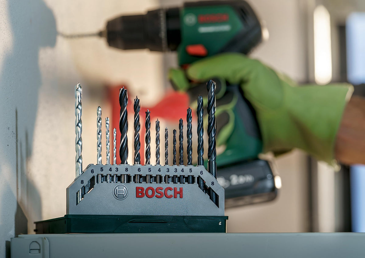 Bosch 34pc. X-Line Drill and Screwdriver Bit Set (for Wood, Masonary and Metal, Accessories Drill and Screwdriver)