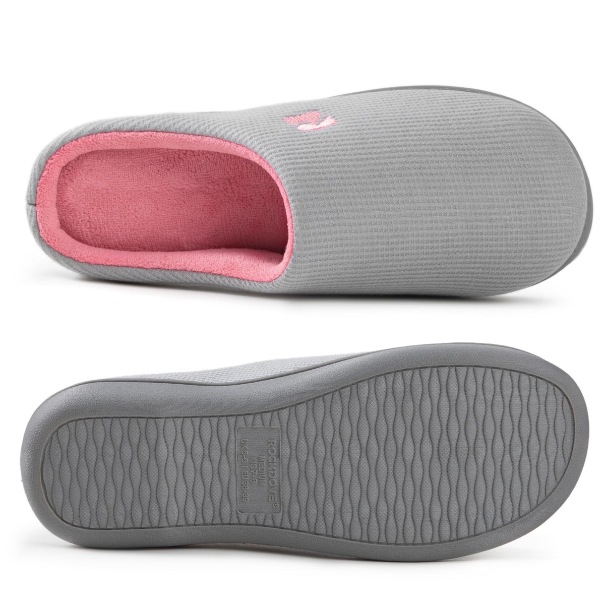 RockDove Women's Original Two-Tone Memory Foam Slipper