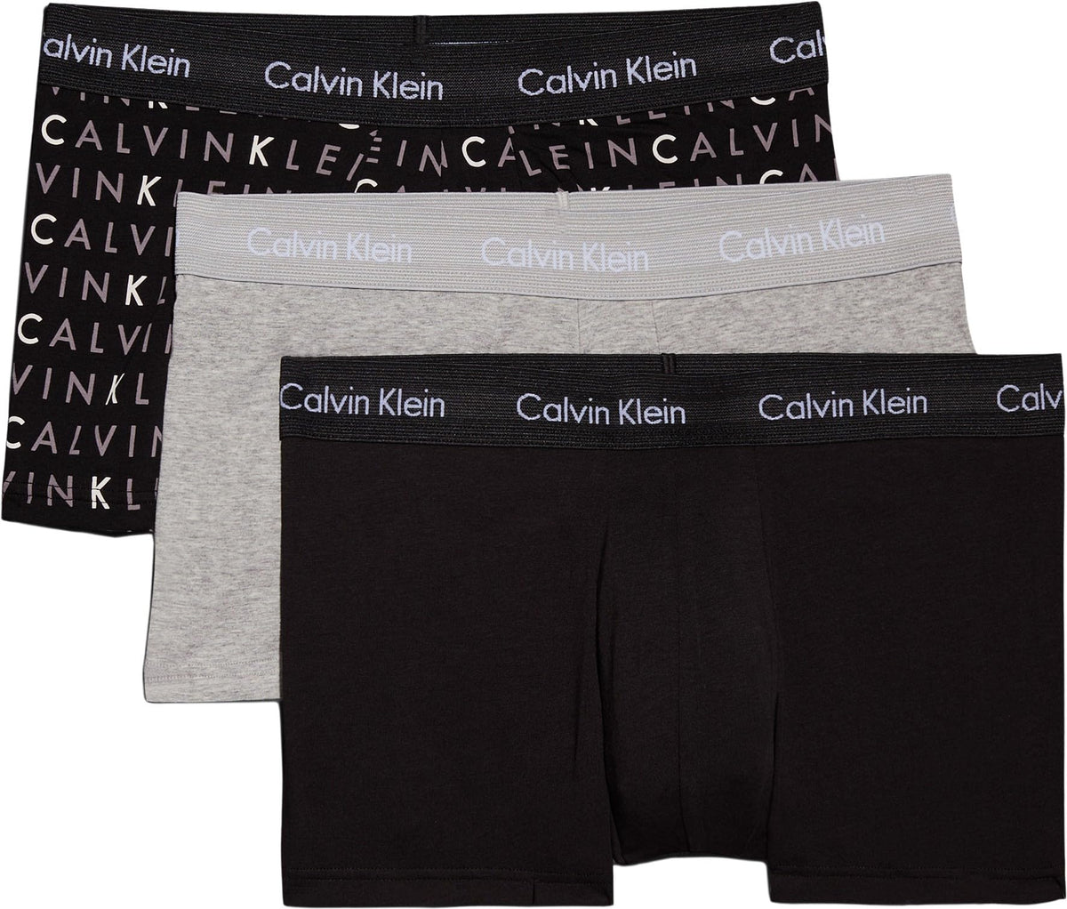 Calvin Klein Men’s 3 Pack Low Rise Trunks Underwear