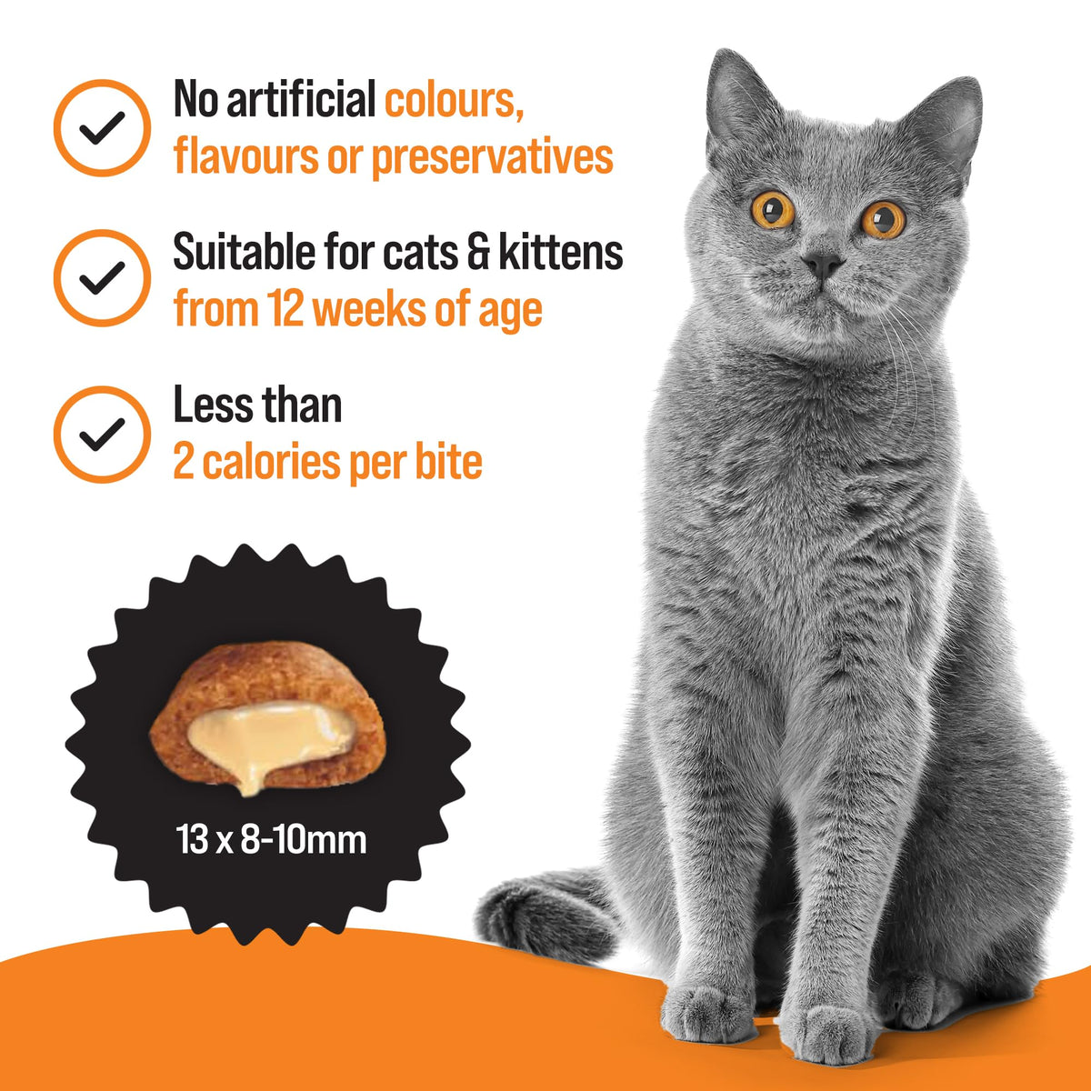 VETIQ Healthy Bites Cat Variety Treats for Cats & Kittens (84 Servings)