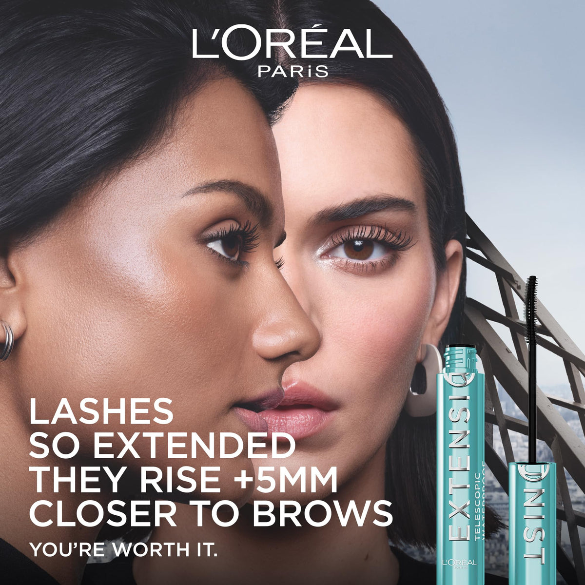 L'Oréal Paris Lengthening Mascara, Telescopic Extensionist, shade Black