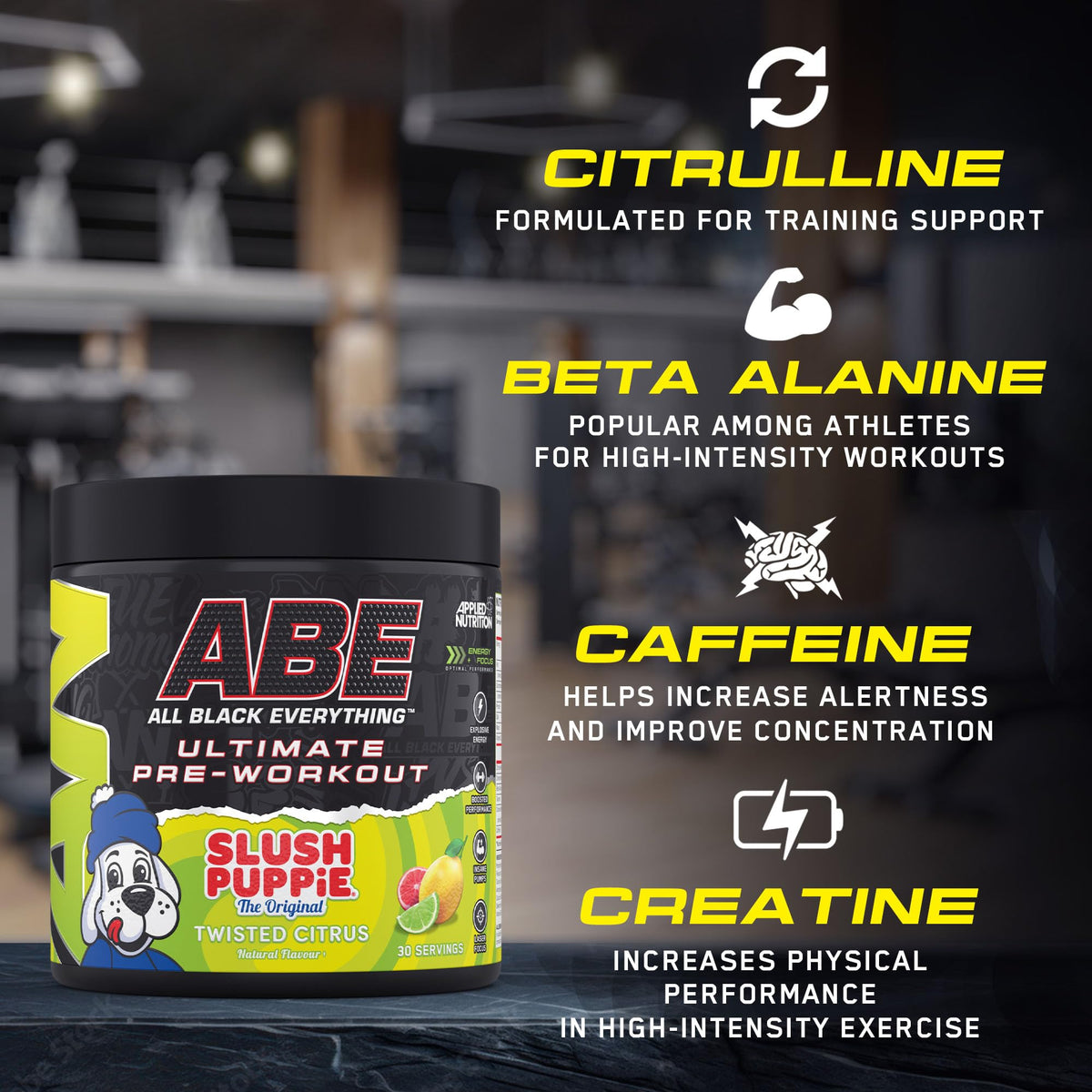 Applied Nutrition ABE Pre Workout Powder Tropical 375g