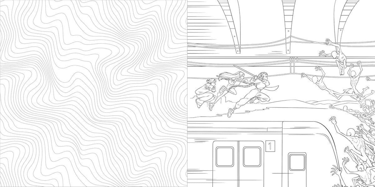 KPop Demon Hunters: The Official Deluxe Colouring Book