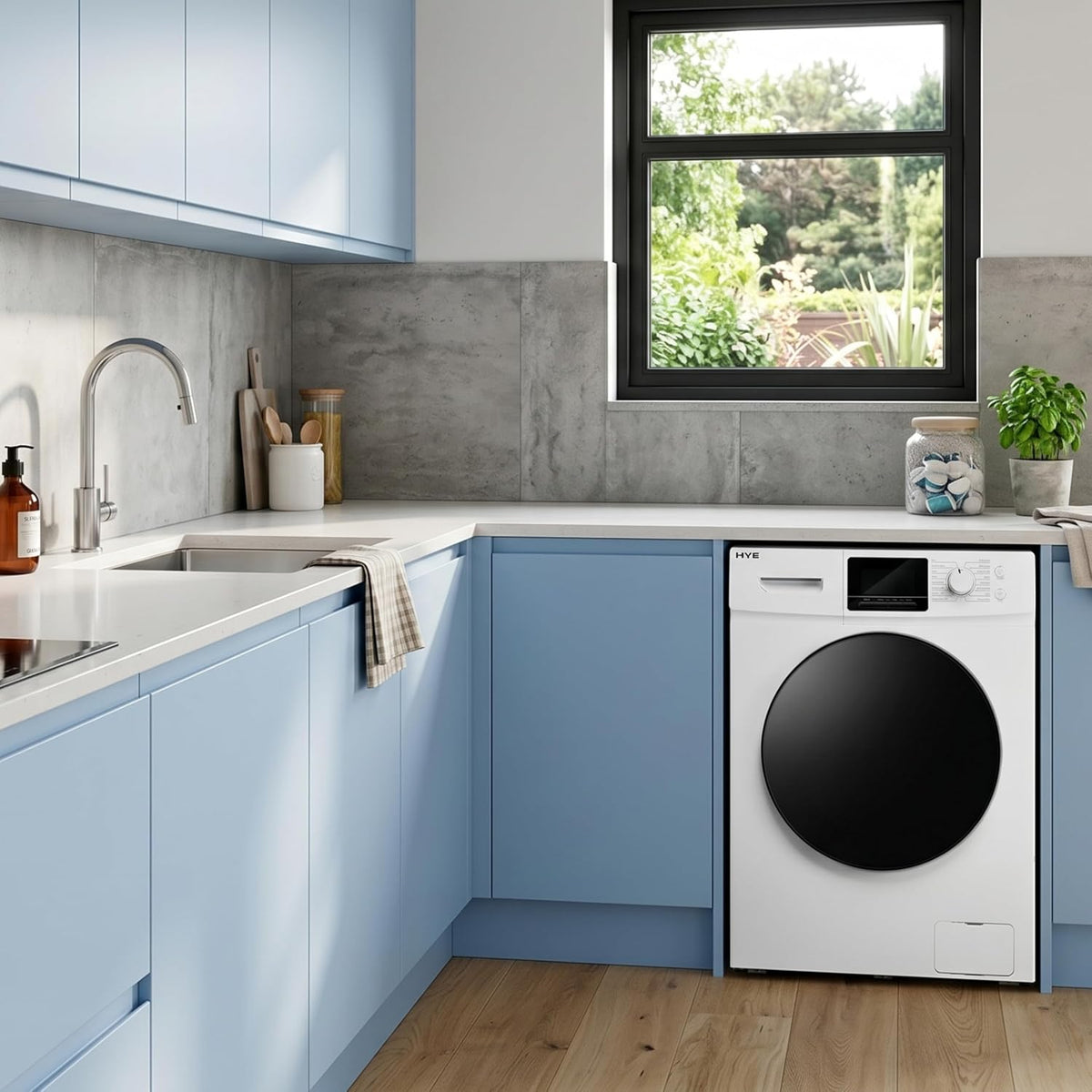 Washing Machine - 10KG Drum, 1400RPM, White