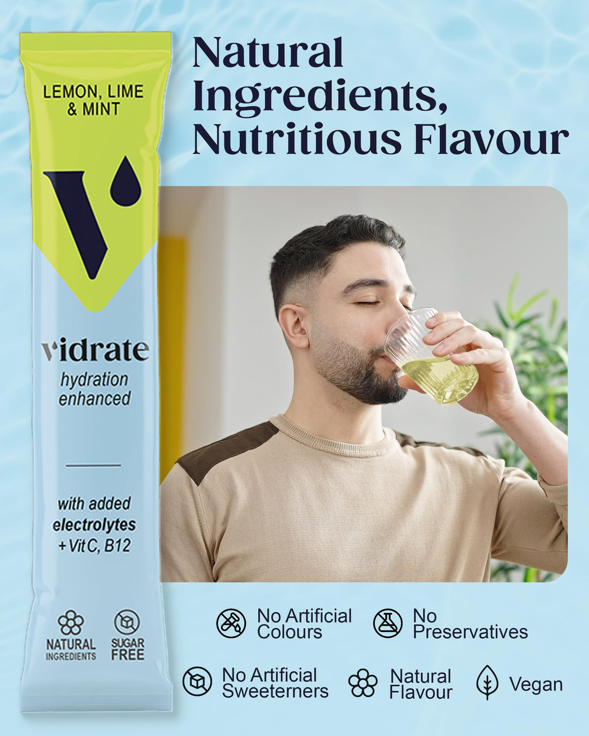 Vidrate Electrolytes Powder, Mixed Berry Variety Pack, 30 Sachets