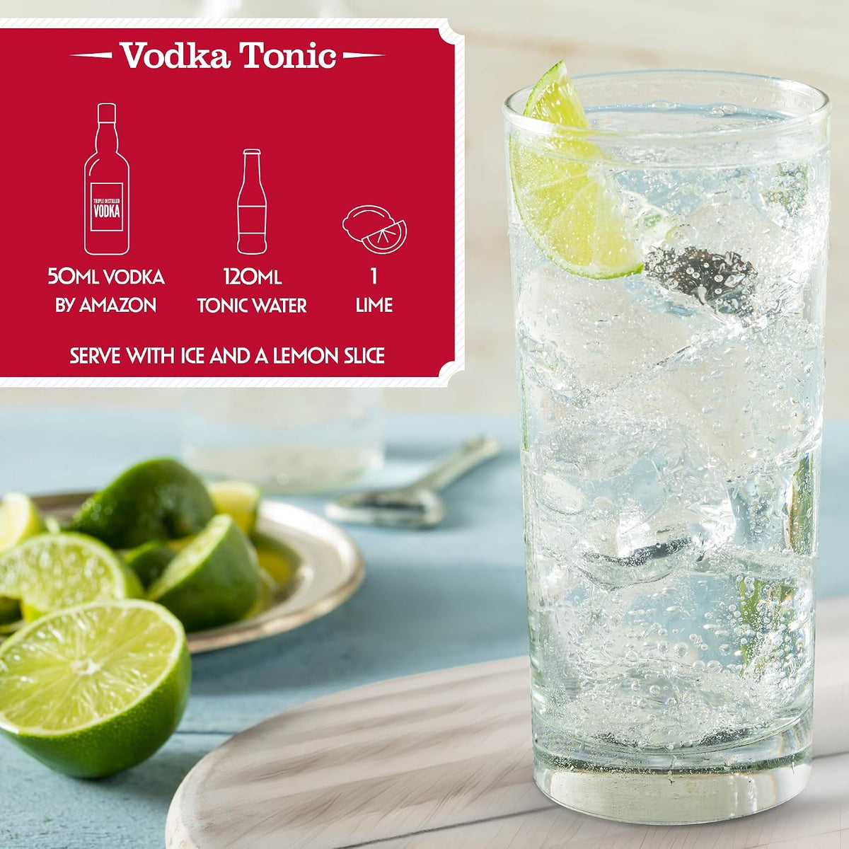 by Amazon Vodka | 37.5% ABV | 1L | Triple Distilled in the UK | Award-Winning Smooth Vodka | For Cocktails & Mixing
