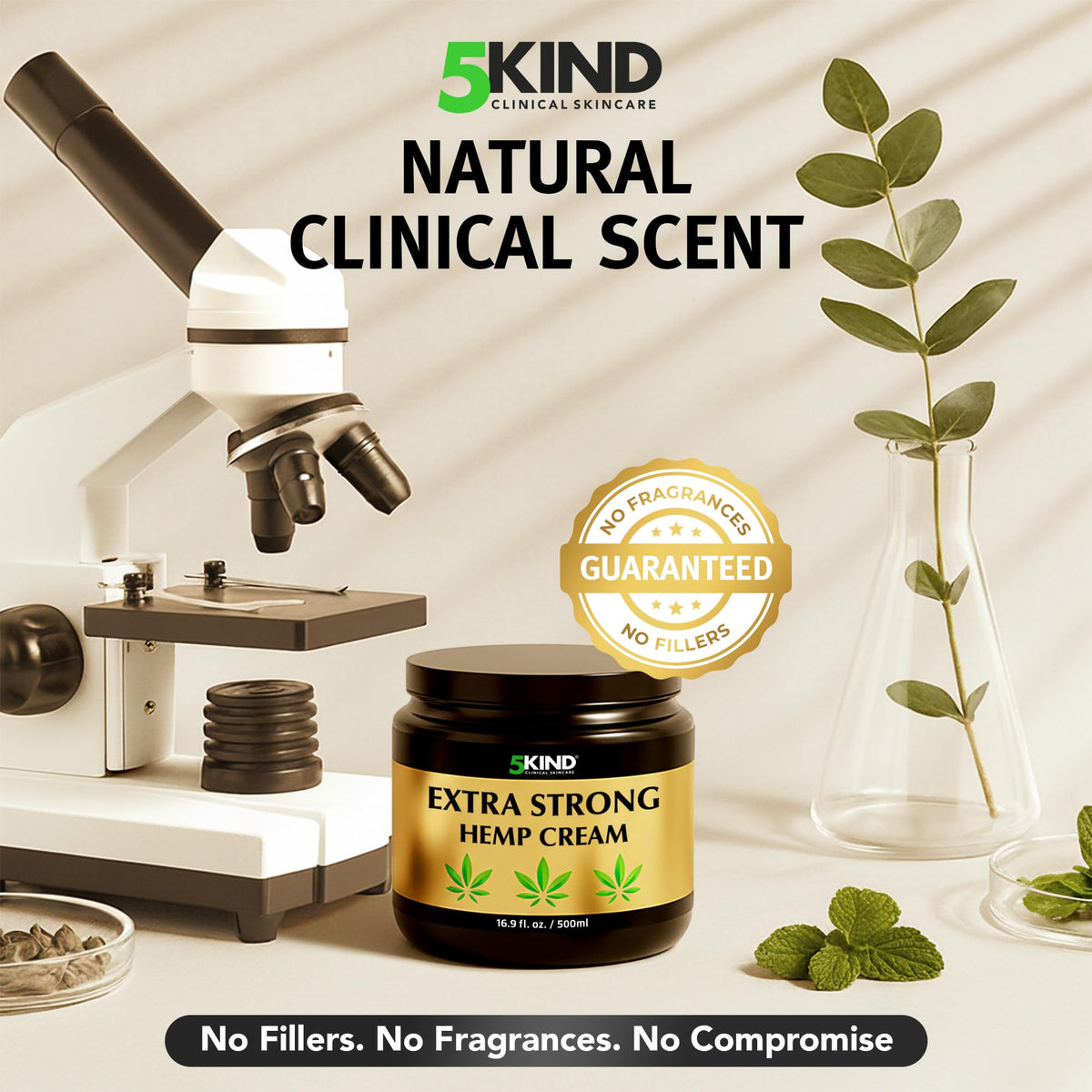 5Kind Extra Strong Hemp Cream 100ml - Hemp and Arnica Cream