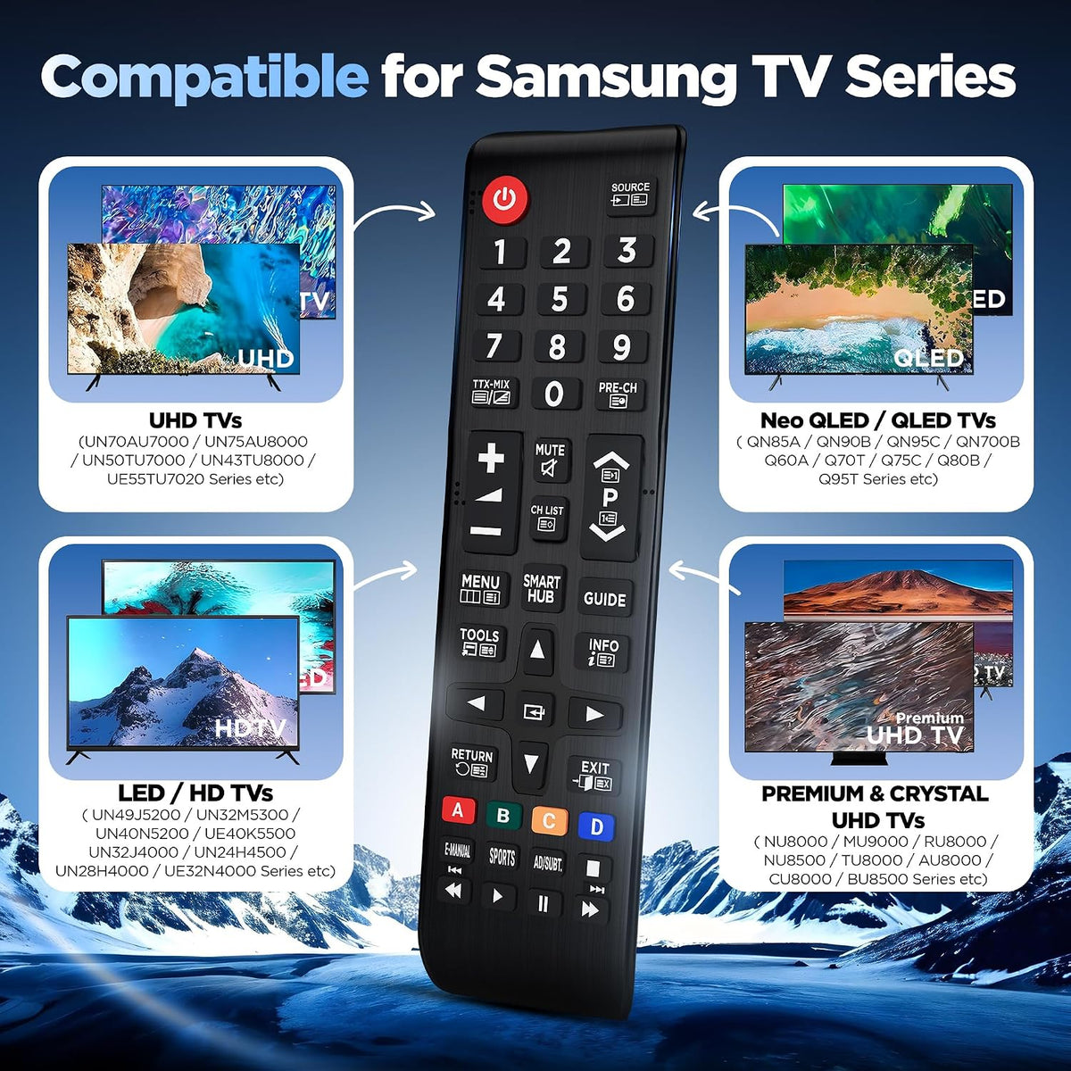 Samsung Tv Remote Control Replacement - Universal Samsung Remote Control