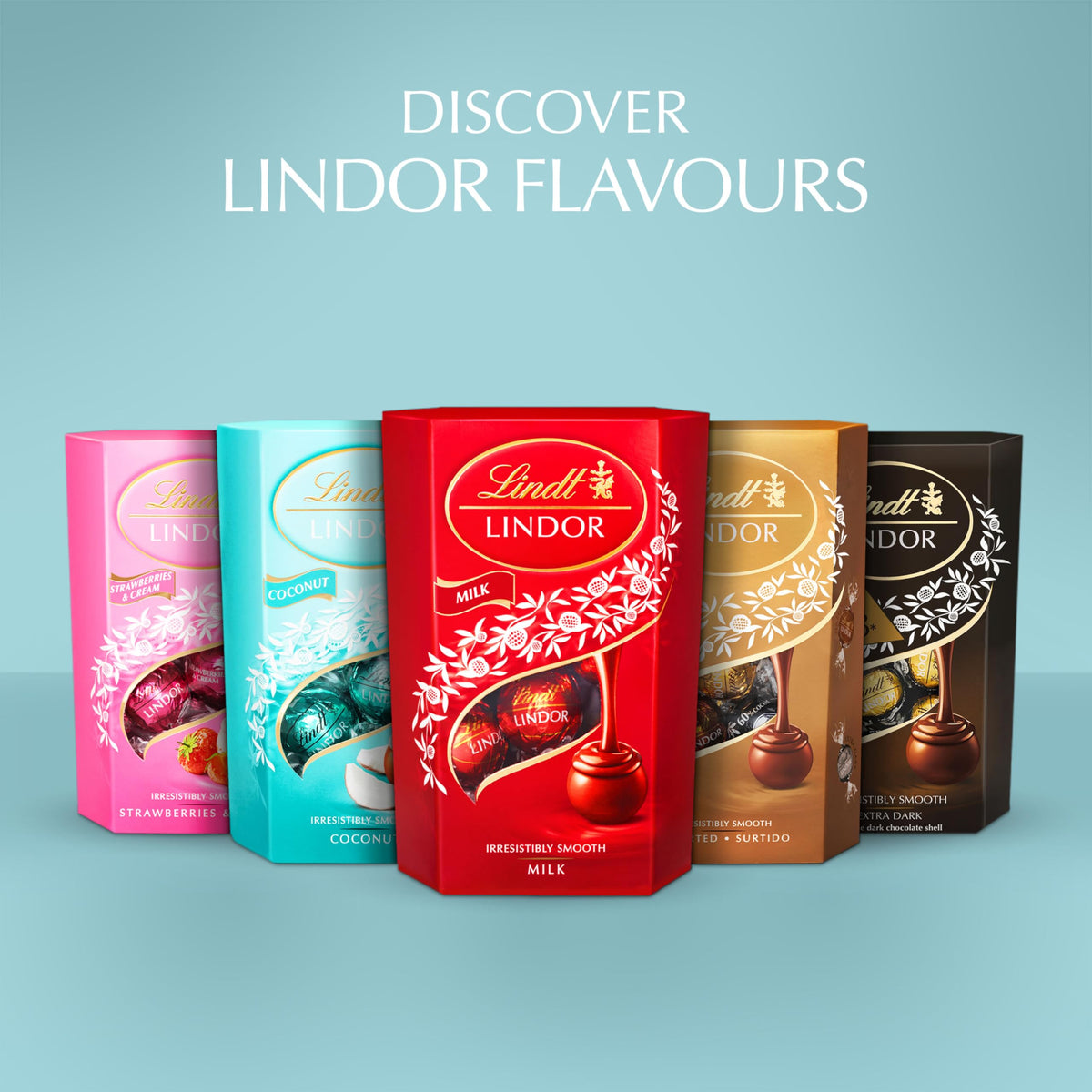 Lindt Lindor White Chocolate Truffles – 200g Box (Approx. 16 Balls) – Smooth Filling – Gift, Birthday, Congratulations Treat