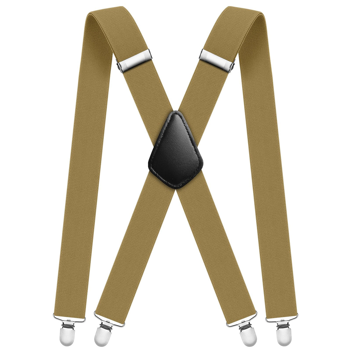 Aomig Mens Braces, Mens Suspenders with Strong Metal Clips, 3.5cm Wide Heavy Duty Suspenders for Men Women Business Wedding Casual