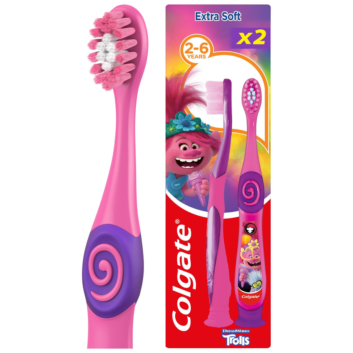 Colgate Kids Bluey Toothbrush 3-5 Years, 2 Pack