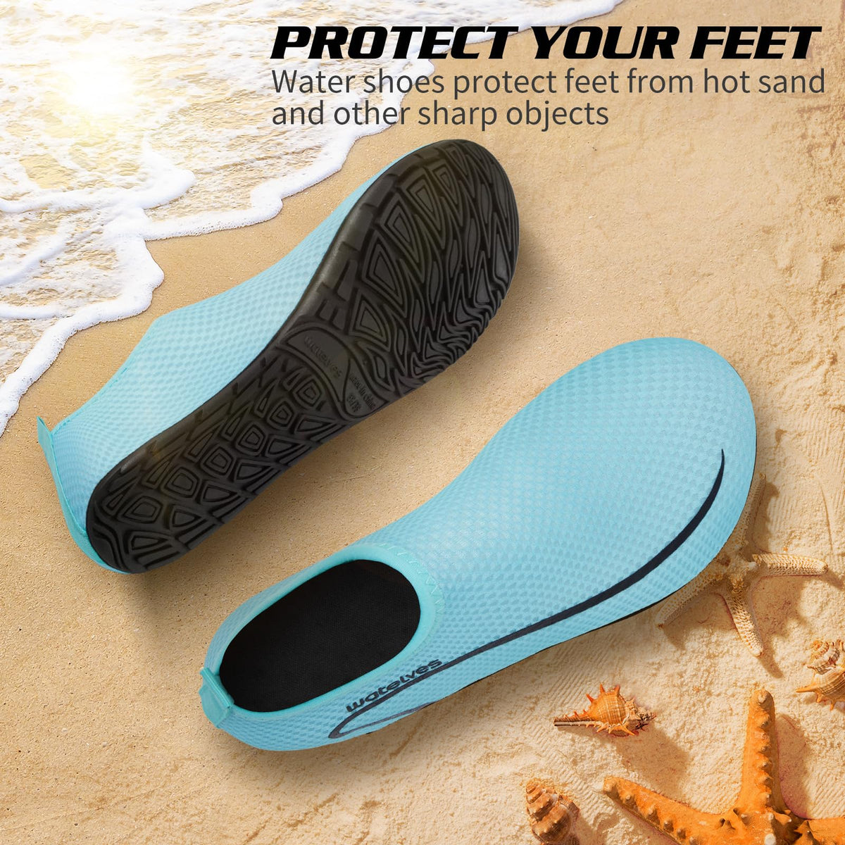Swim Water Shoes Aqua Socks Barefoot for Sea Beach Swimming Shoes Pool Ladies Women Mens