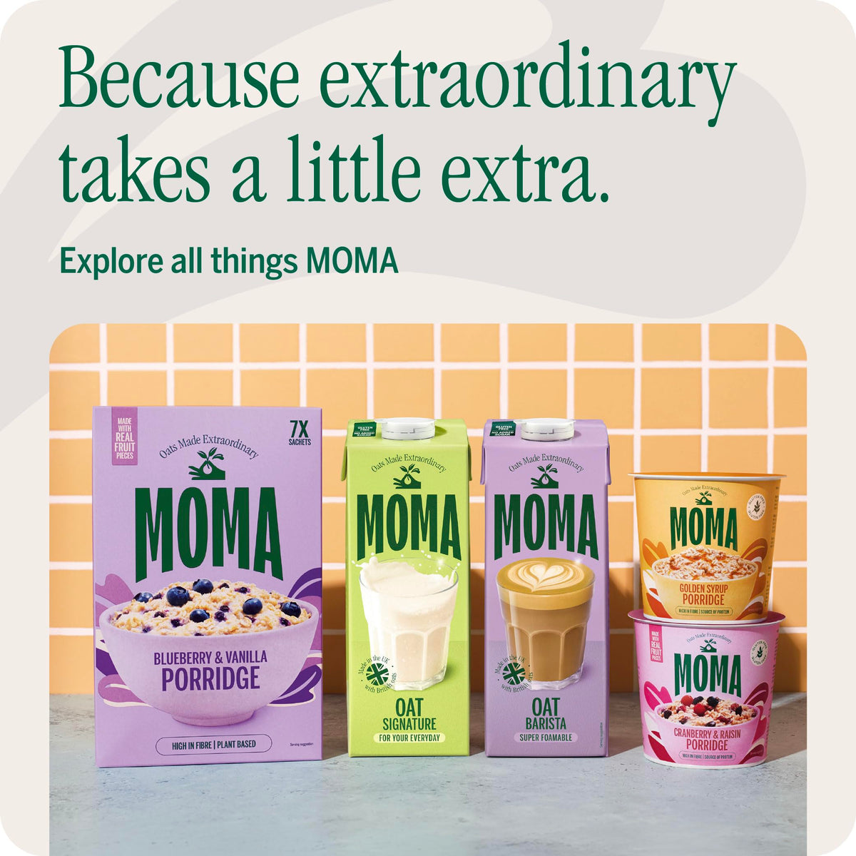 MOMA Pistachio Oat Drink • 1L • No Added Sugar • Vegan, Nut Free & GF