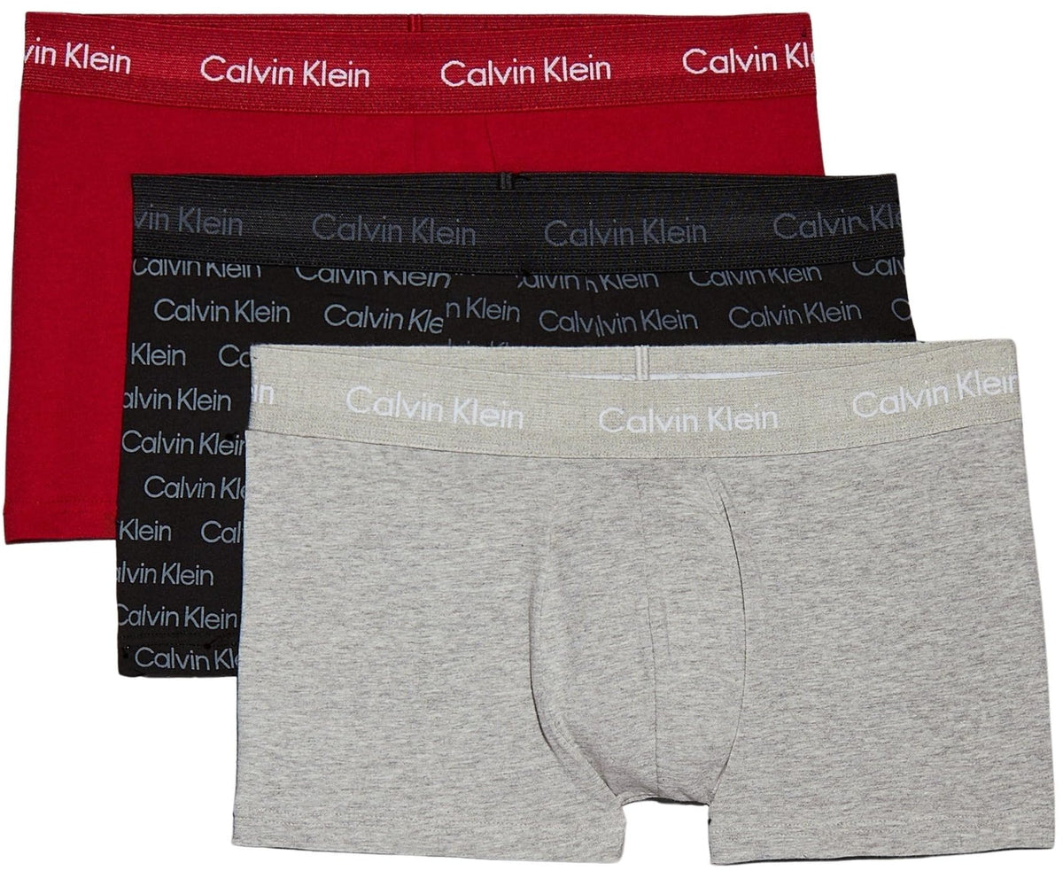 Calvin Klein Men’s 3 Pack Low Rise Trunks Underwear