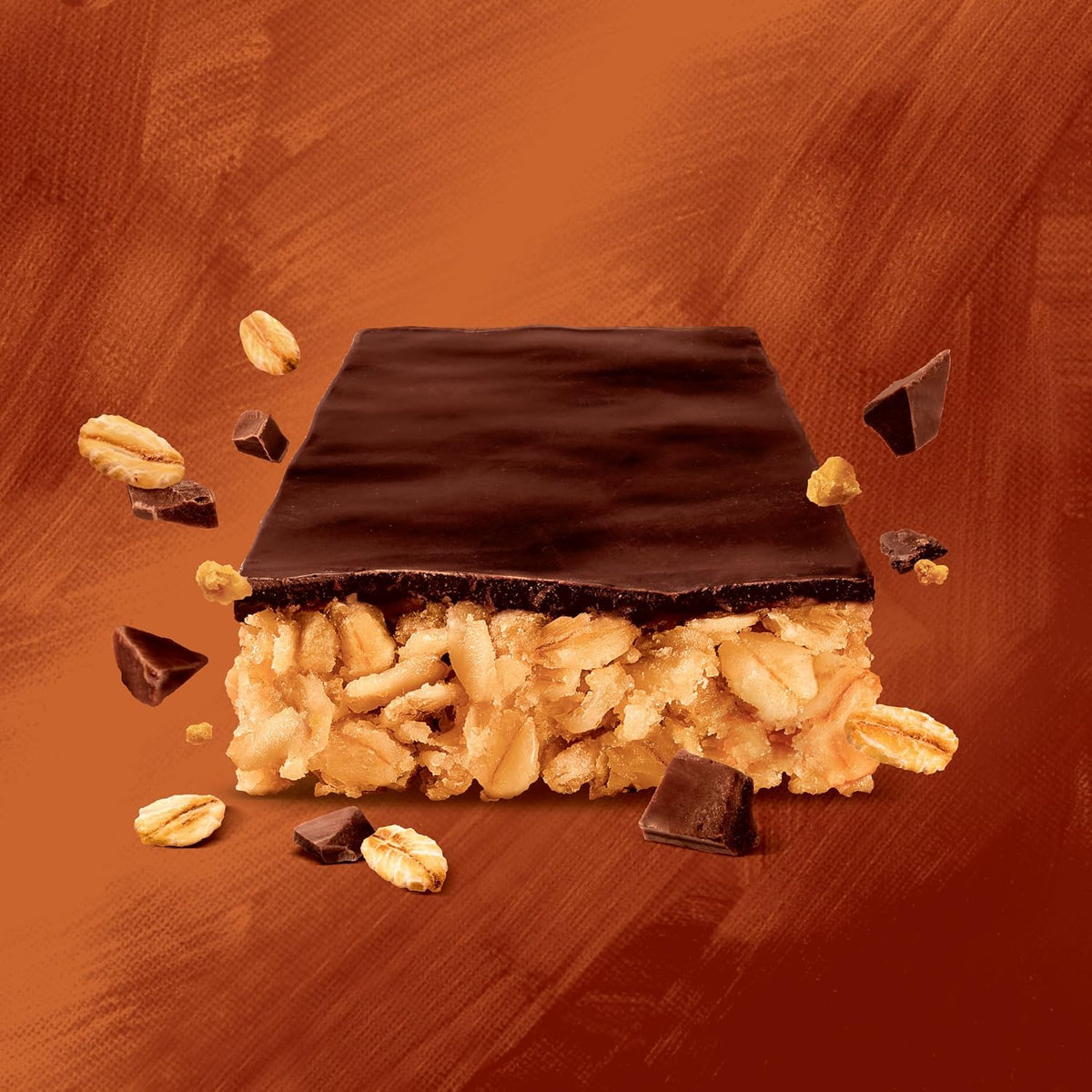 Trek High Protein Flapjack Cocoa Oat, 50 g - Gluten Free Bars – Healthy Snack Bars – Plant Based Protein - Vegan Bars (Pack of 16 Bars) | L0572375-P107199021-M107199013