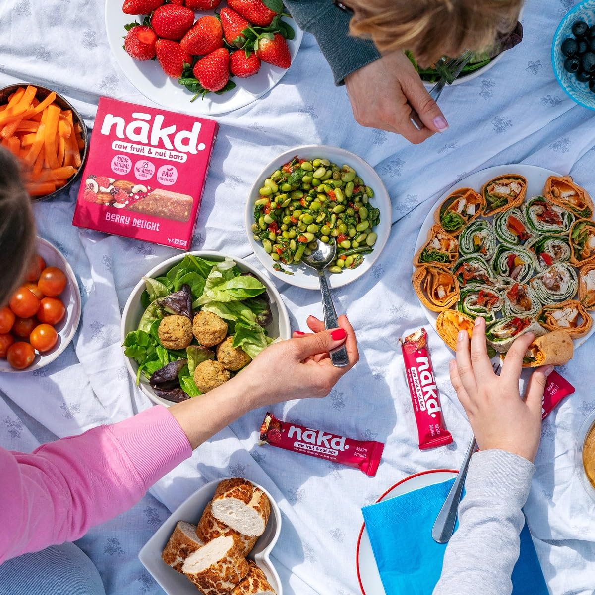 Nakd Bakewell Tart Natural Fruit & Nut Bars - Vegan - Gluten Free - Healthy Snack, 35 g (Pack of 18)