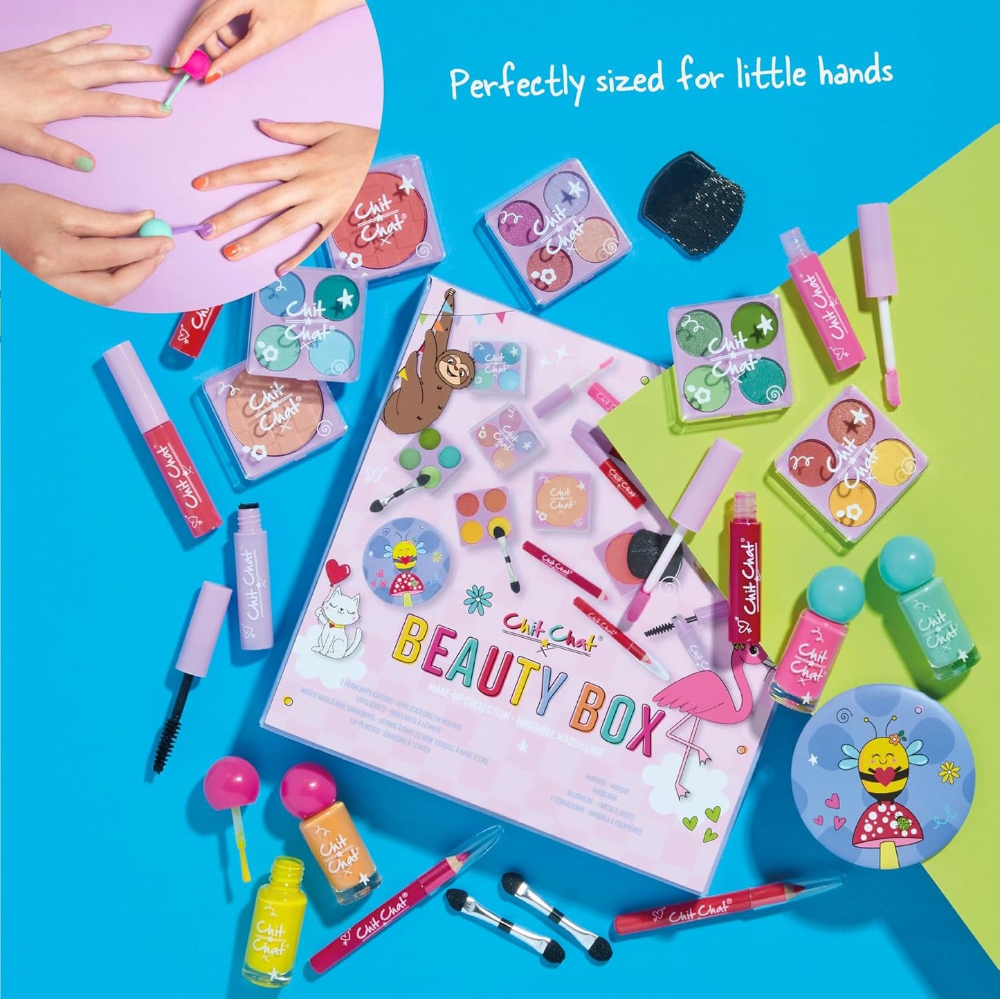 Chit Chat Beauty Box 21pc Makeup Set – The Ultimate Mini Me Makeup & Pamper Set for Little Fashionistas!