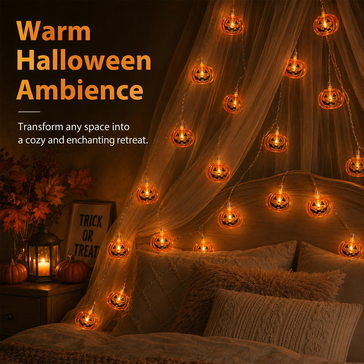 Fulighture Fairy Lights Battery Operated: 5m 16ft 40LED Snowflake