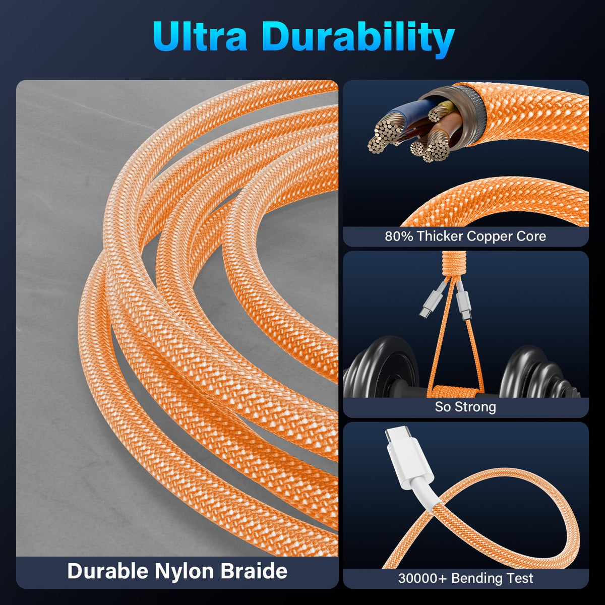 USB C to USB C Charger Cable, 2M 60W Type C Cable Lead Fast Charging, Phone Charger USB C iPhone Cable for Apple iPhone 18 17 16 Series MacBook iPad Pro/Air Samsung Galaxy S26/S25 Google Pixel 2Pack