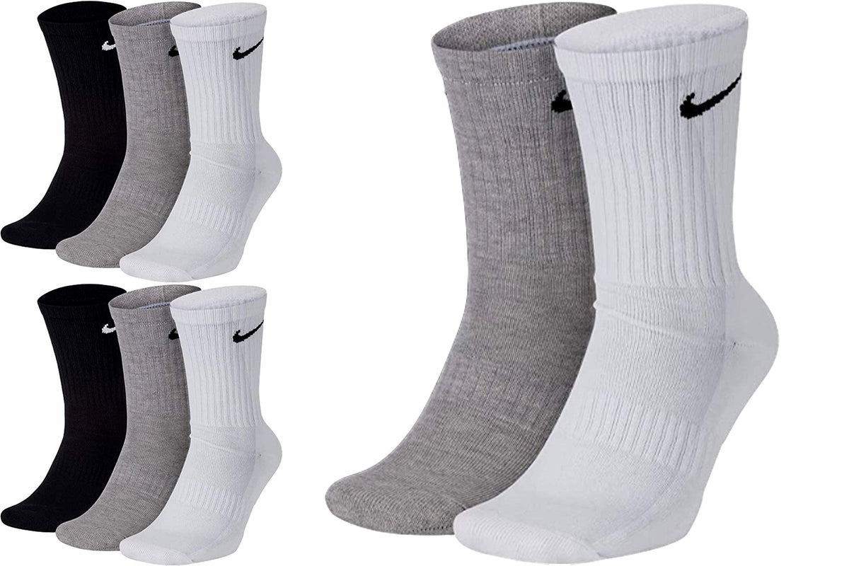 NIKE Unisex U Nk Everyday Csh Crw 3pr 132 Socks