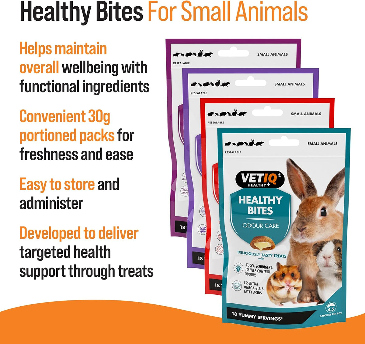 VETIQ Healthy Bites Small Animal Variety Treats (72 Servings)