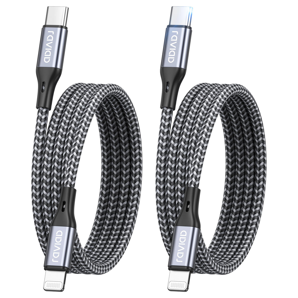 RAVIAD USB C to Lightning Cable 1M [MFi Certified] iPhone Charger USB C
