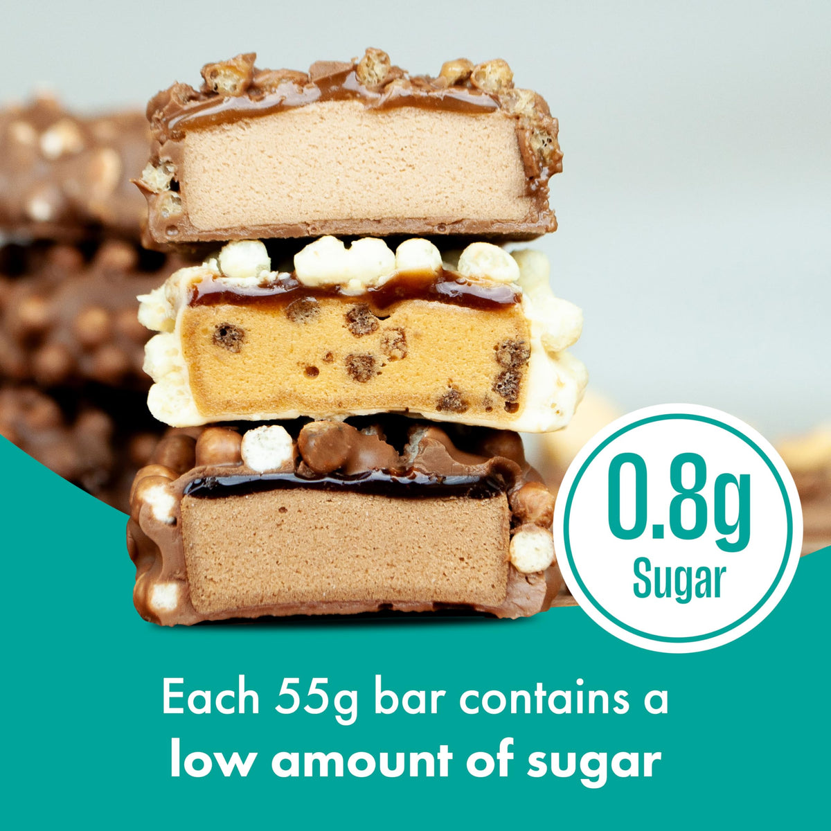 FULFIL Vitamin and Protein Bars, Chocolate Salted Caramel Flavour, 15 x 55g