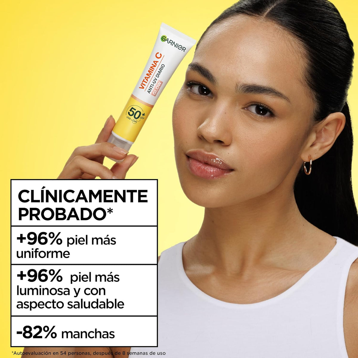 Garnier Vitamin C* Daily UV Brightening Fluid Sheer Glow, SPF50+, 40ml