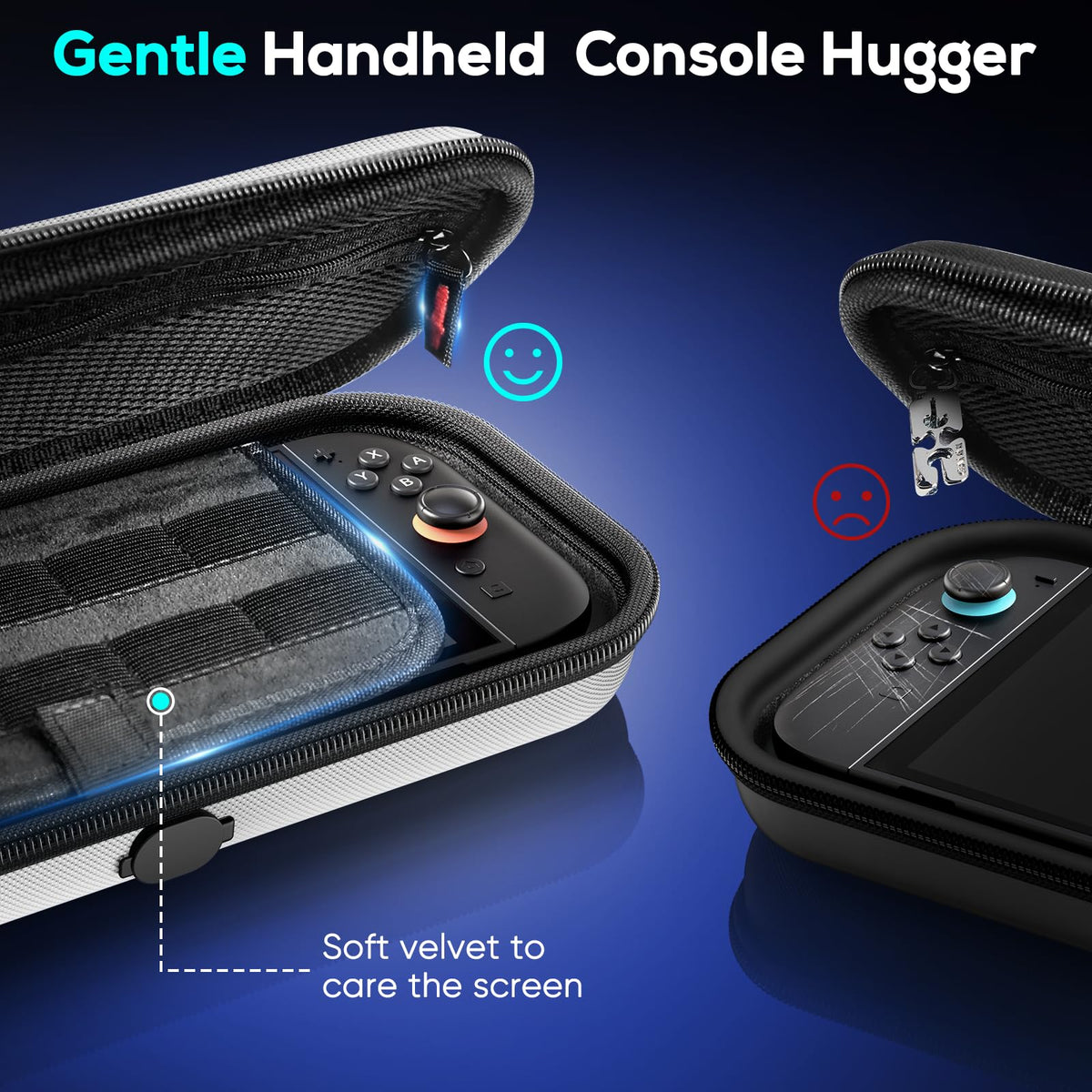 Case for Nintendo Switch 2, Travel Case with Charging Hole and 10 Game Card