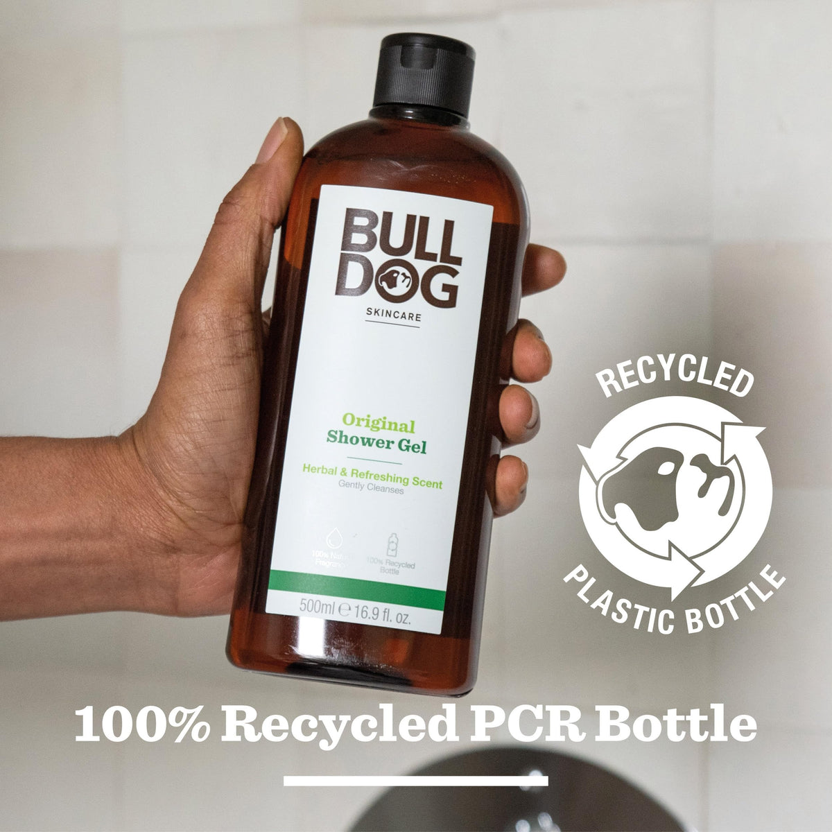 BULLDOG SKINCARE Lemon & Bergamot Shower Gel for Men, 500ml