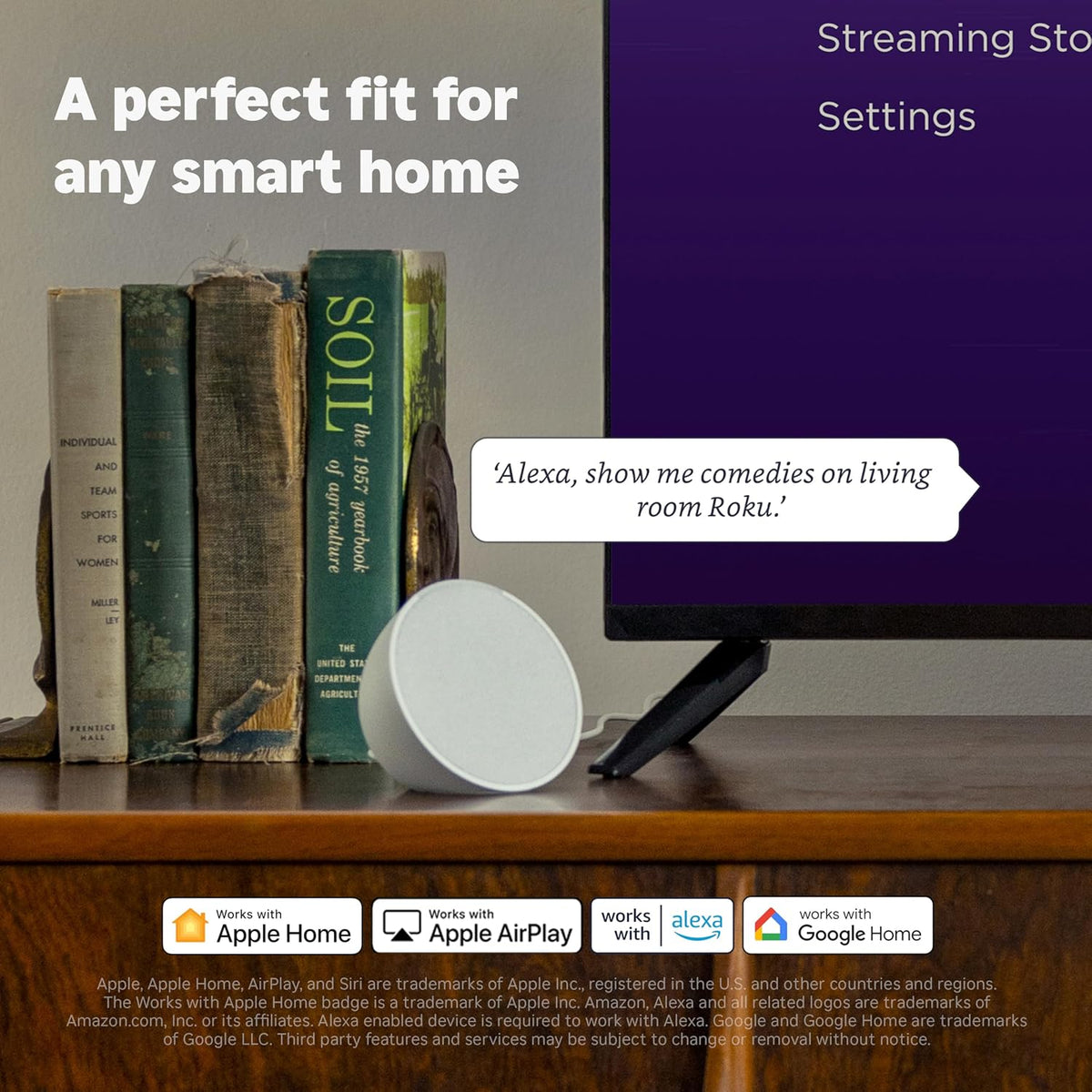 Roku® Streaming Stick™ Plus 2025 – 4K and HDR Roku Streaming Device for TV with Voice Remote – Free and live TV