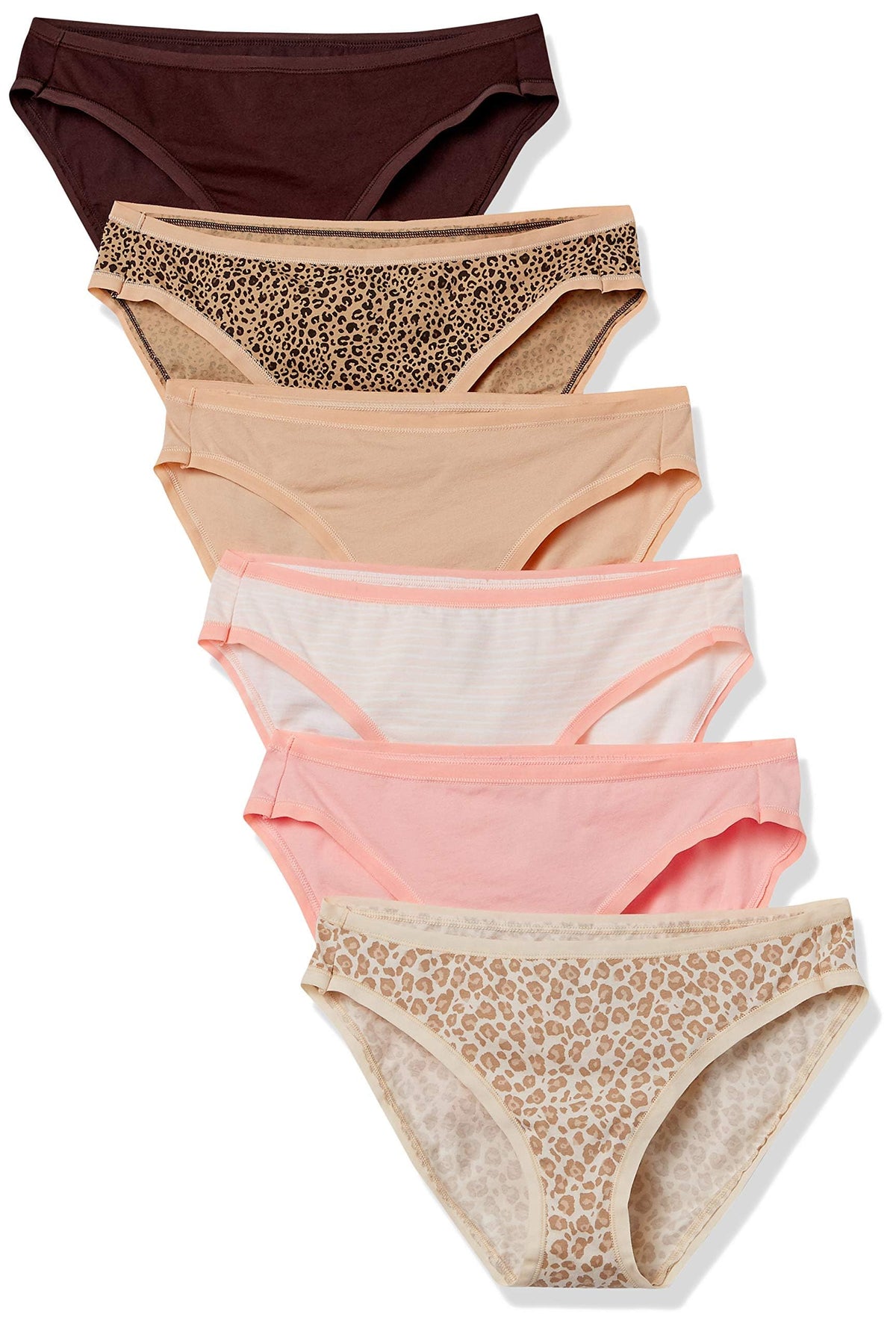 Amazon Essentials Women's Cotton Bikini Brief Underwear (Available in Plus Size)