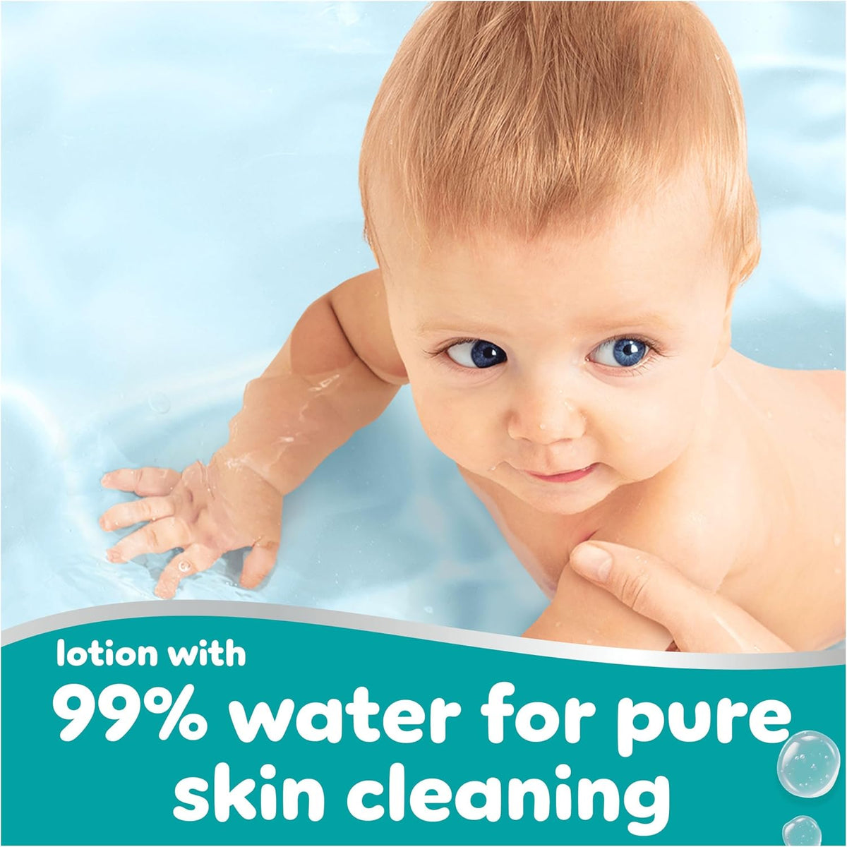 Pampers 99% Water Baby Wipes, 720 Count