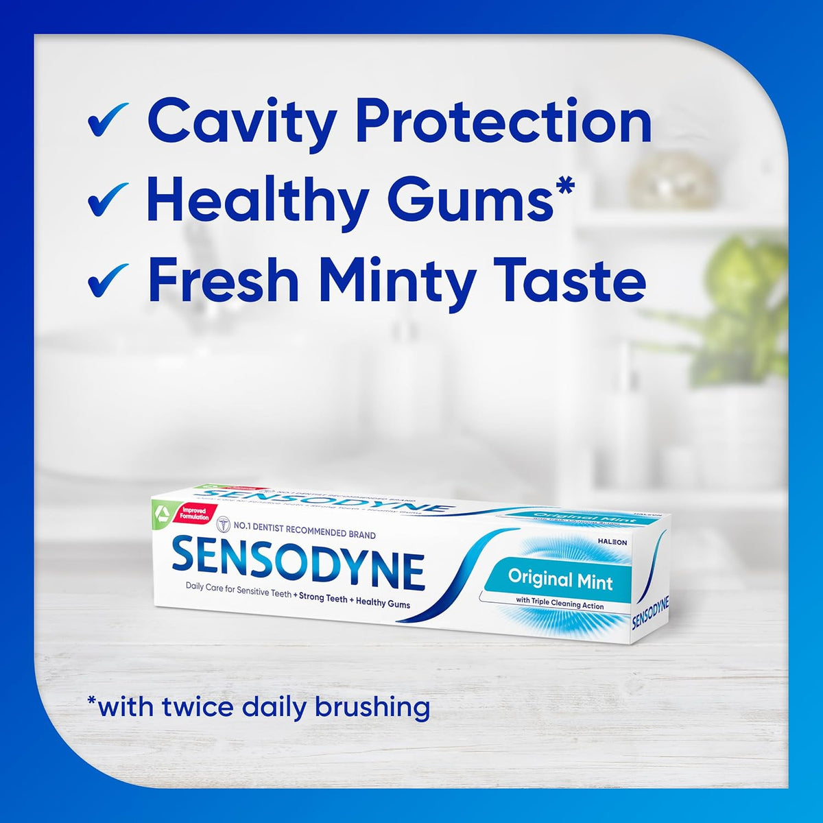 Sensodyne Daily Care Sensitive Toothpaste, Original Mint, 75 ml