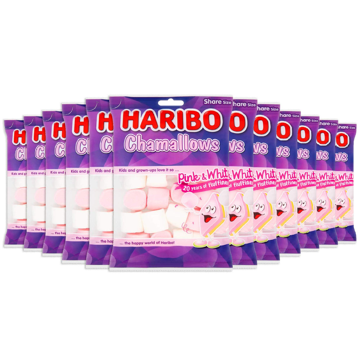 Haribo Chamallows Marshmallows 140g bag sweets