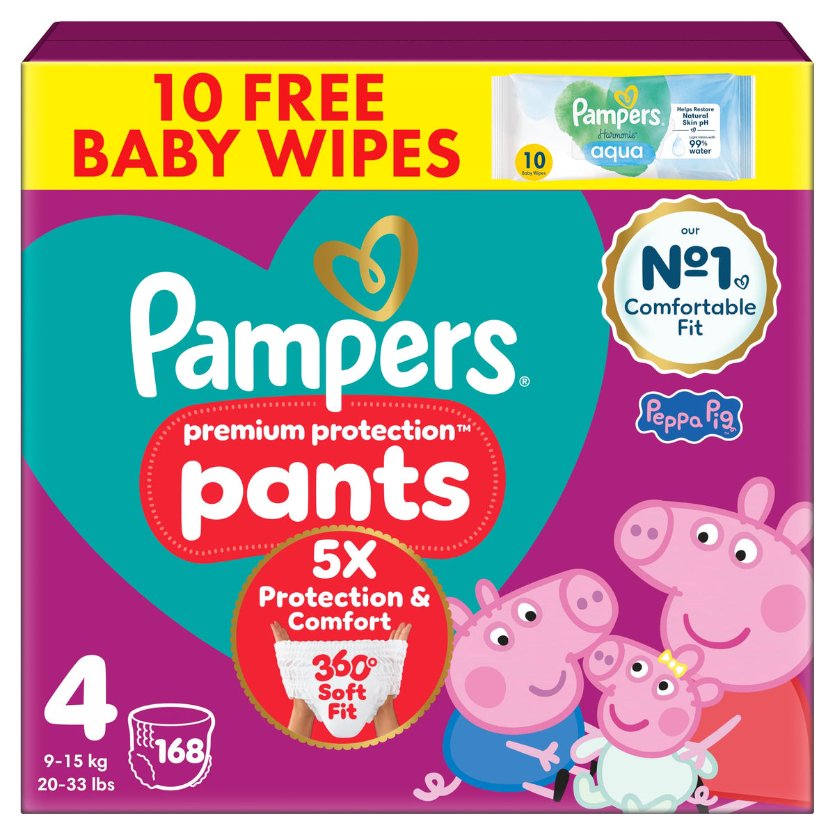 Pampers Premium Protection Nappy Pants Size 5