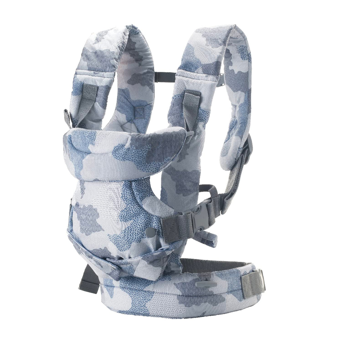 Infantino Flip Advanced 4-in-1 Baby Carrier - Ergonomic, Convertible, Face-in and Face-Out Front and Back Baby Carrier for Newborn to Toddler 3,6-14,5kg, Grey