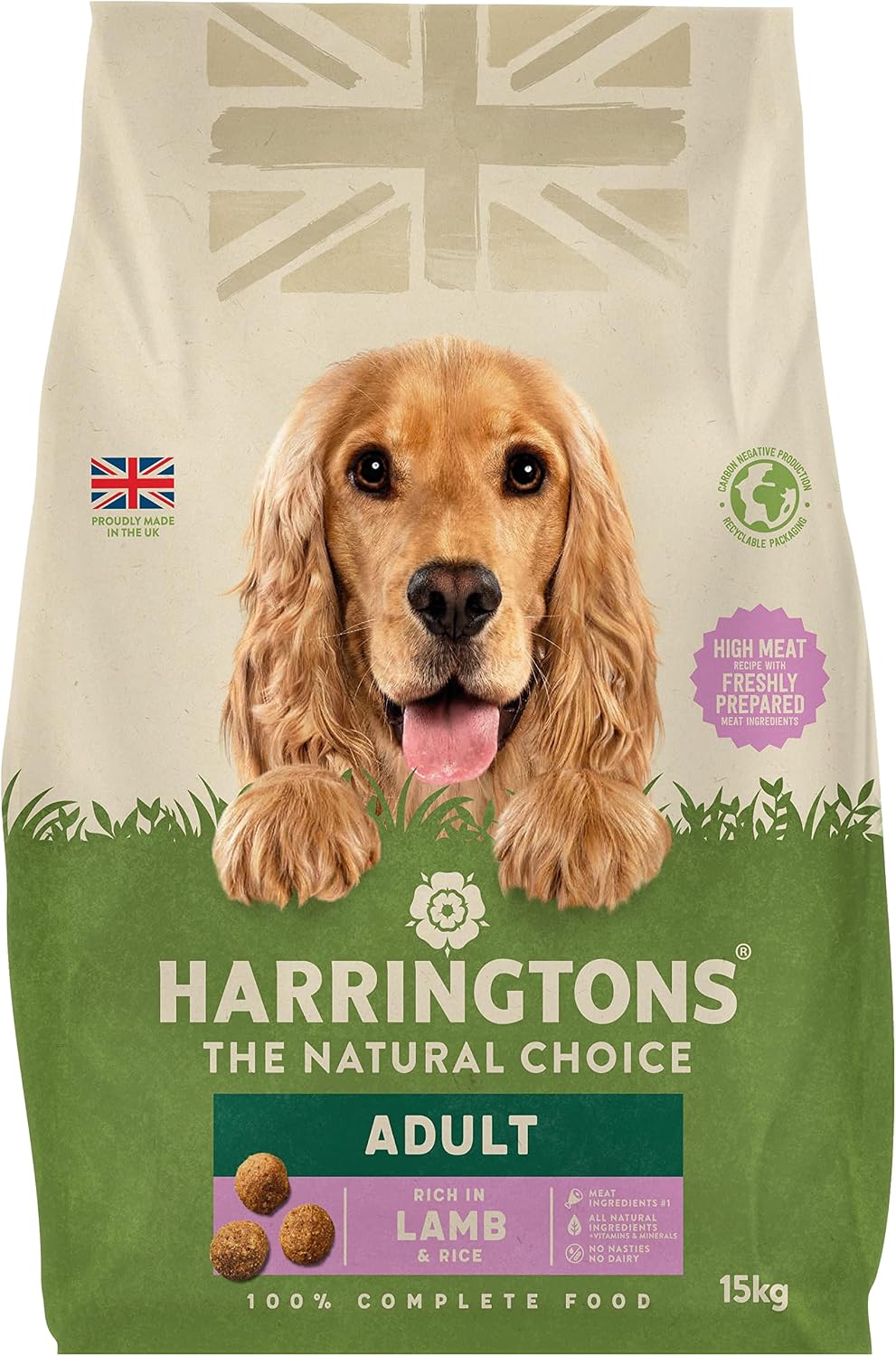 Harringtons Complete Dry Adult Dog Food Lamb & Rice 15kg