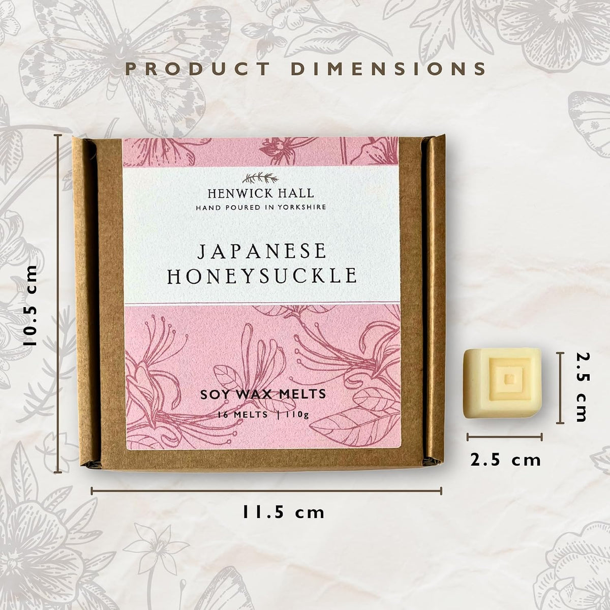Japanese Honeysuckle Scented Wax Melts | 16 Pack | Soy Wax | Hand Poured