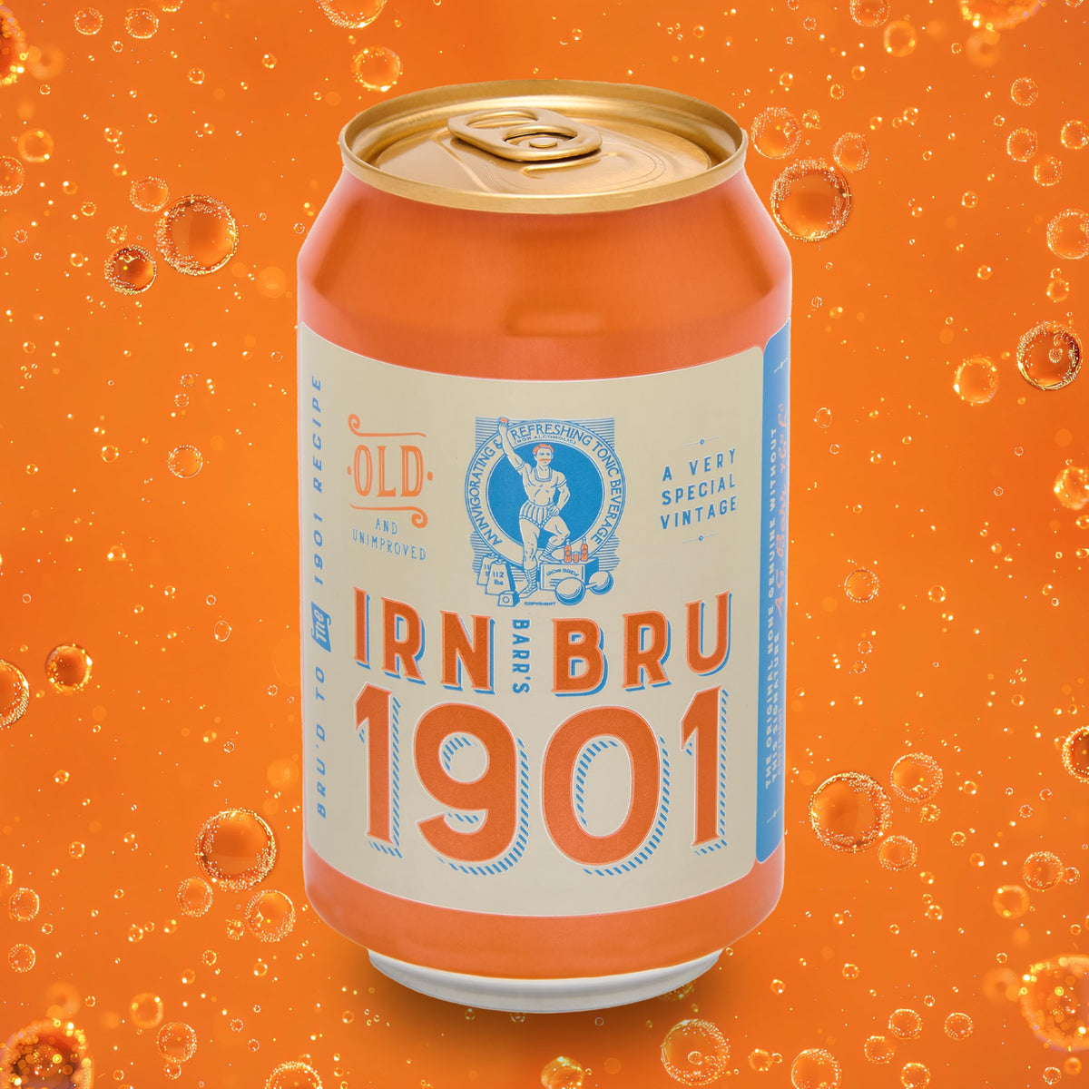 IRN-BRU Carbonated Soft Drink, 24 Pack, 330ml Cans