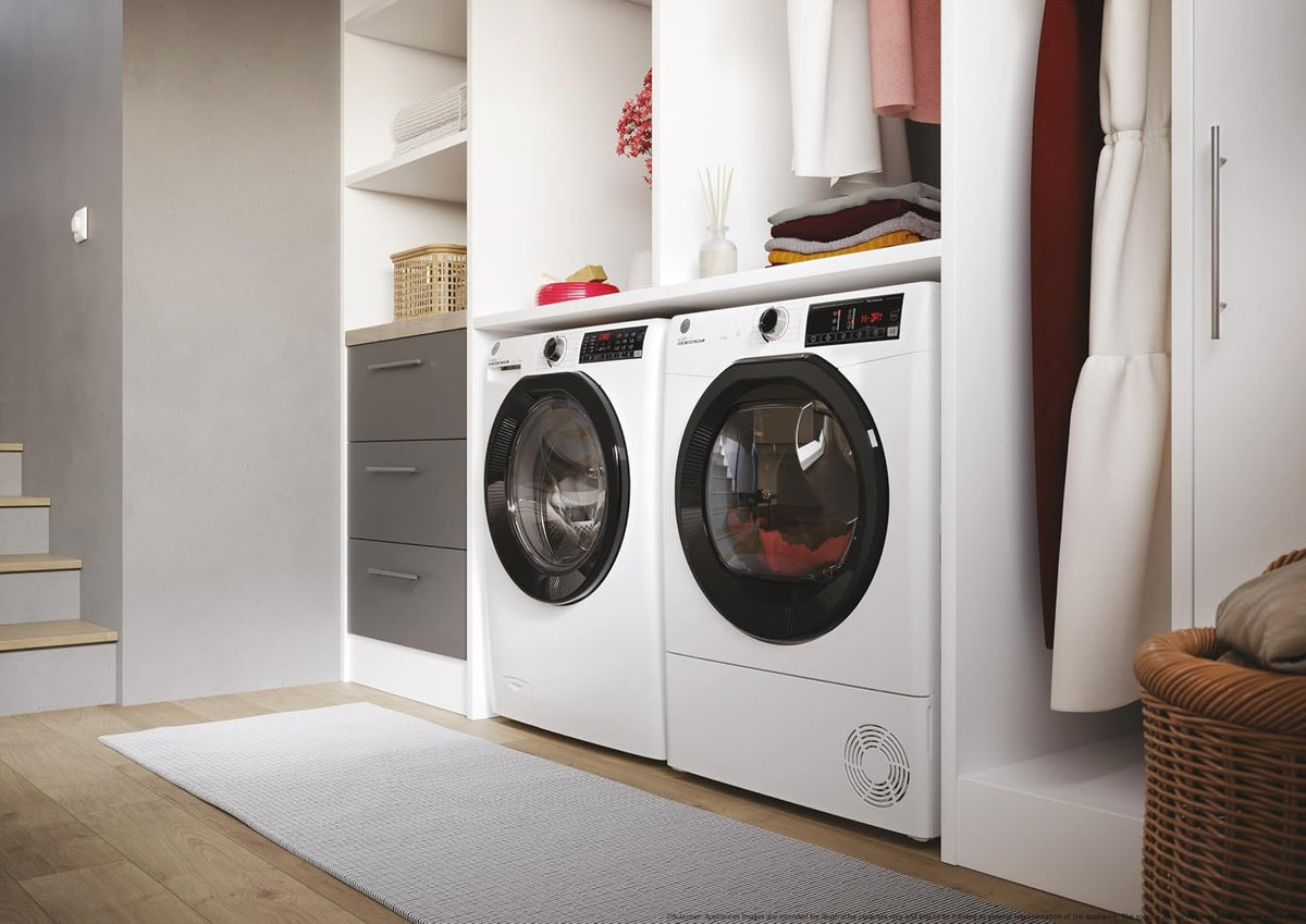 Hoover H-DRY 350 Condenser Tumble Dryer, 9kg, White, B Class