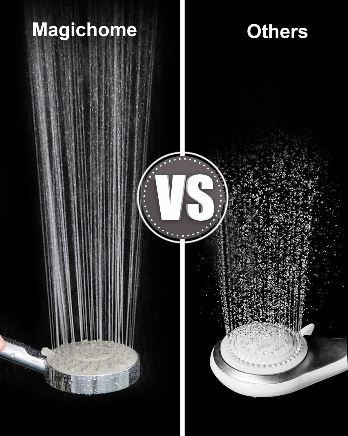 Magichome Shower Head, High Pressure Shower Head with 5 Spray Modes