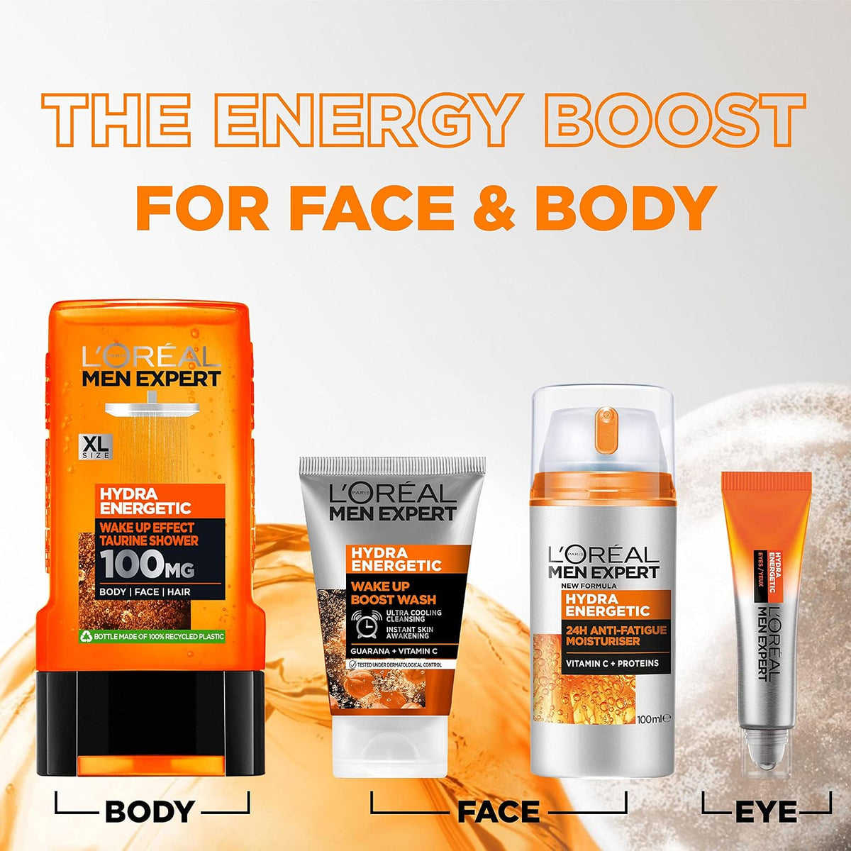 L'Oréal Men Expert Hydra Energetic XXL Moisturiser, 24Hour Hydration 100ml