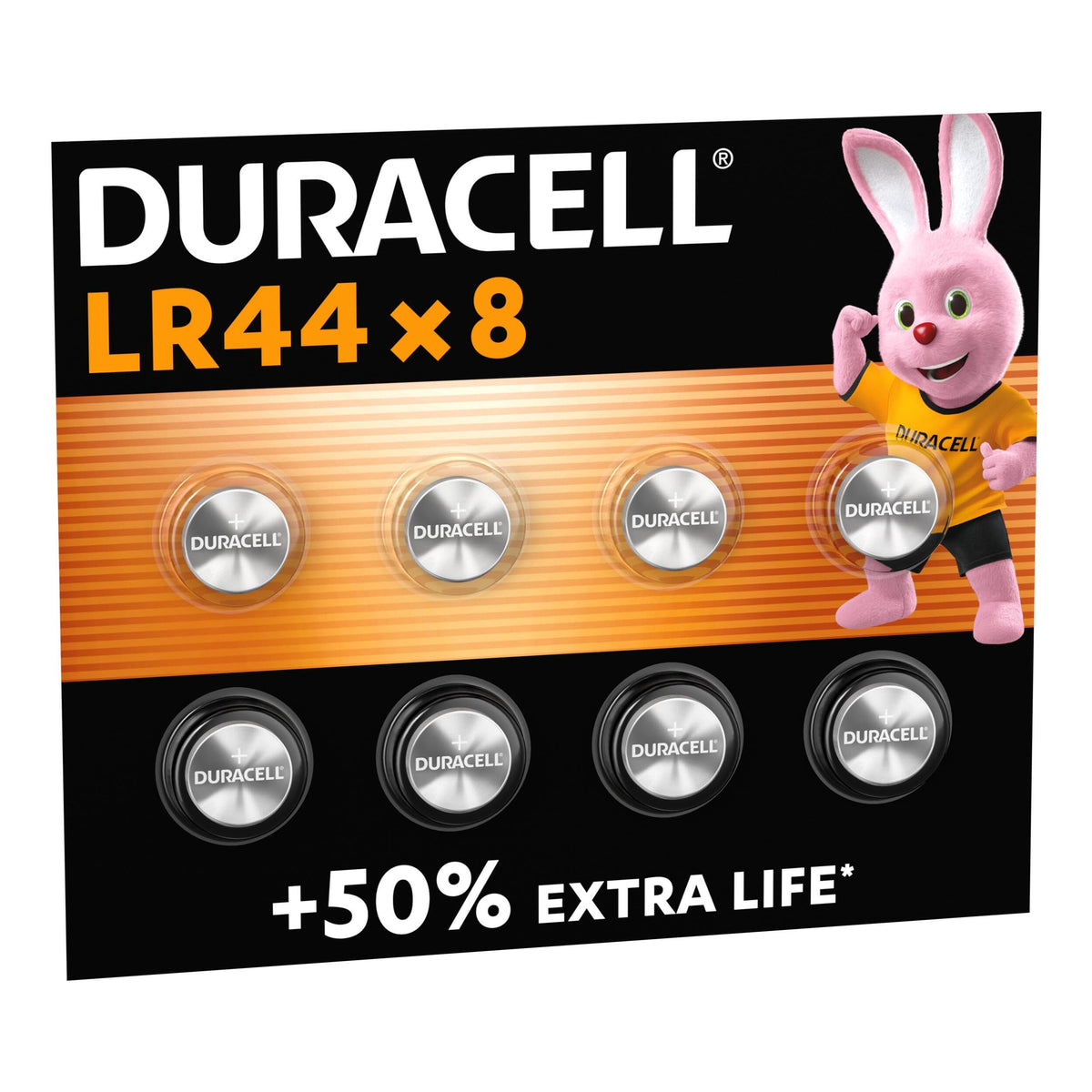 DURACELL LR44 Specialty Alkaline Battery (4 Pack) 1.5V, A76